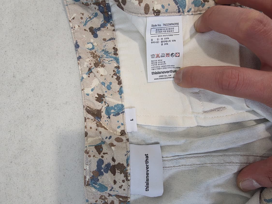 디스이즈네버댓 프린티드 카고팬츠 L 사이즈 상품이미지3