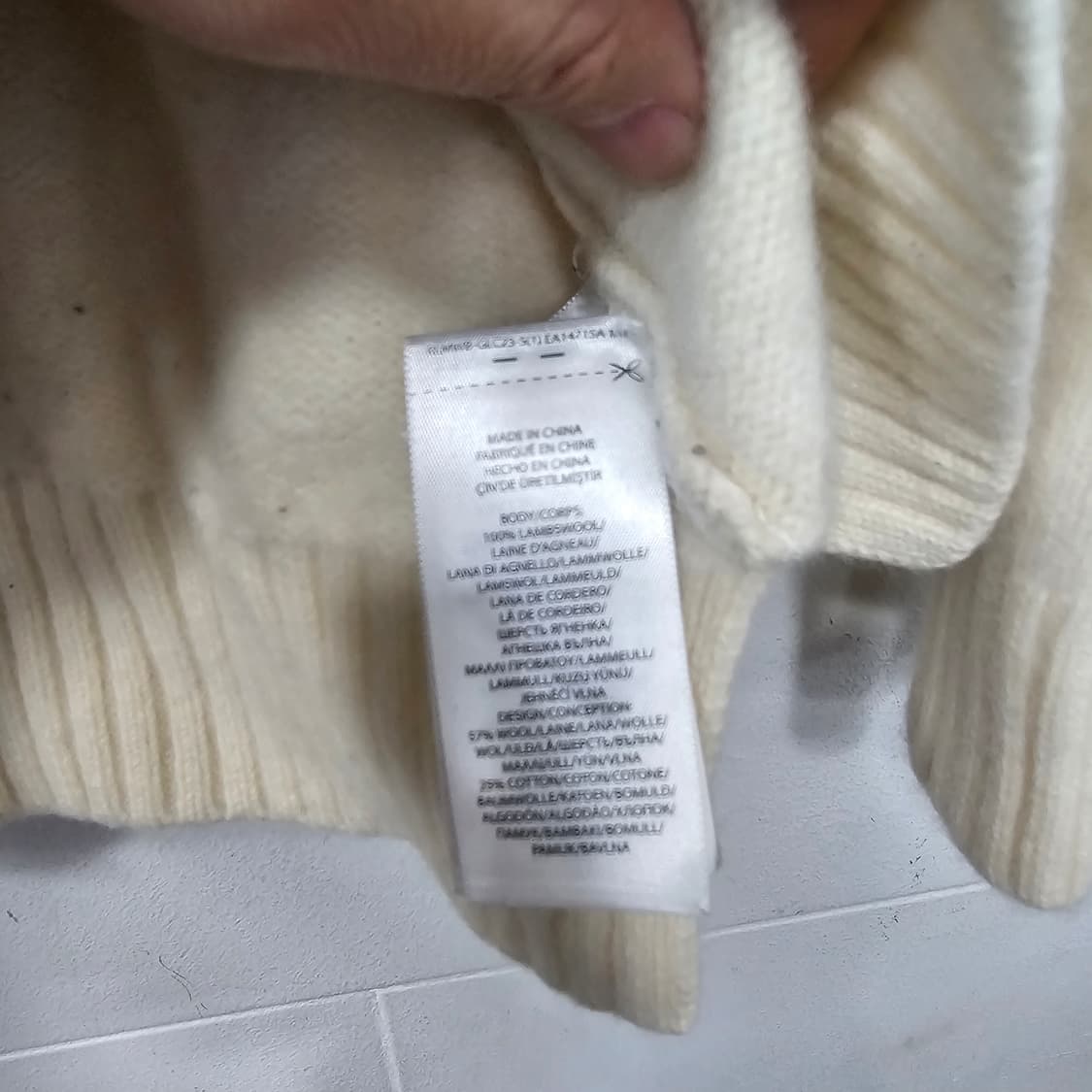 폴로 랄프로렌 베어 니트 상품이미지5