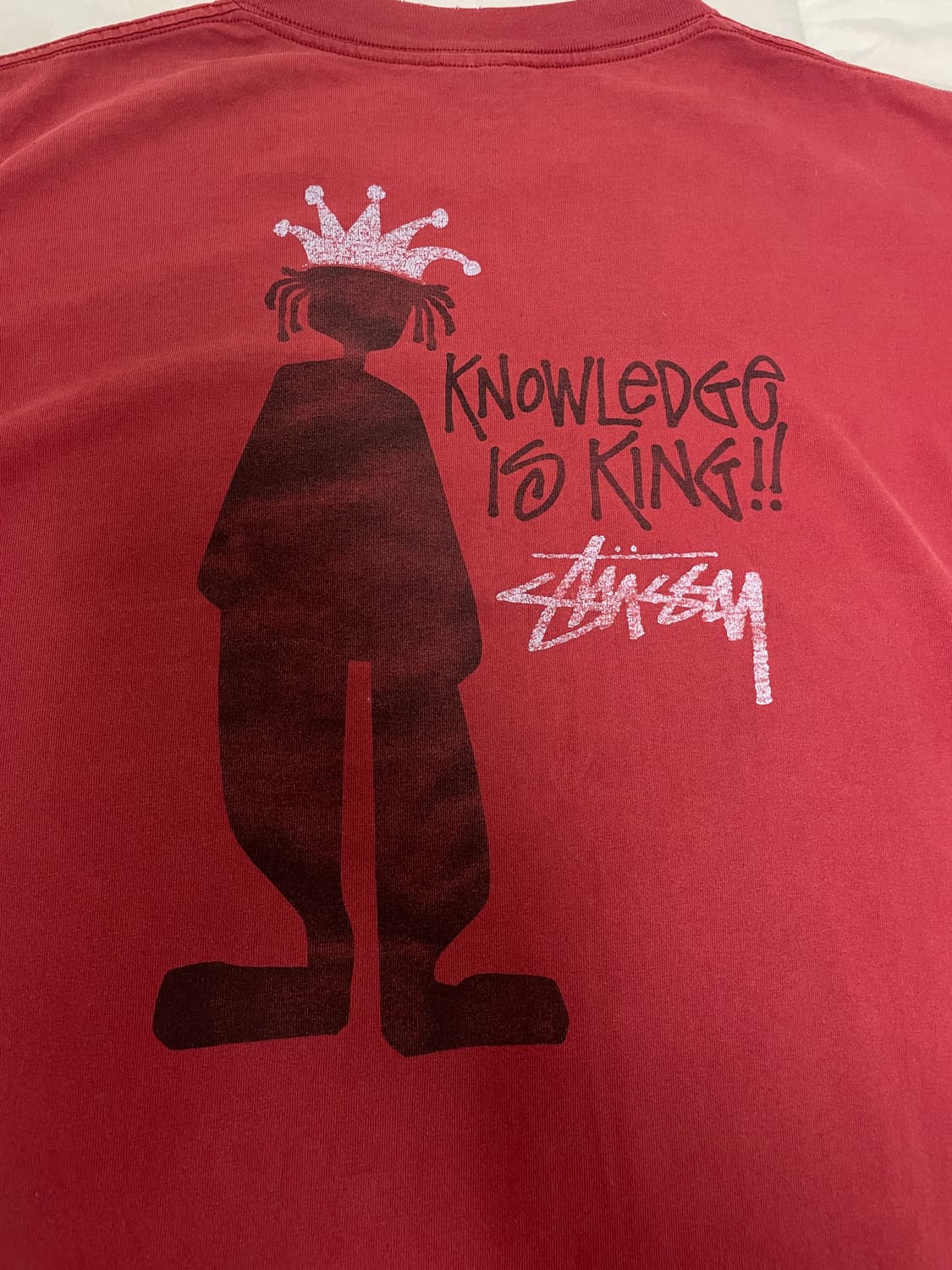 90s 스투시 Knowledge to King XL 상품이미지1