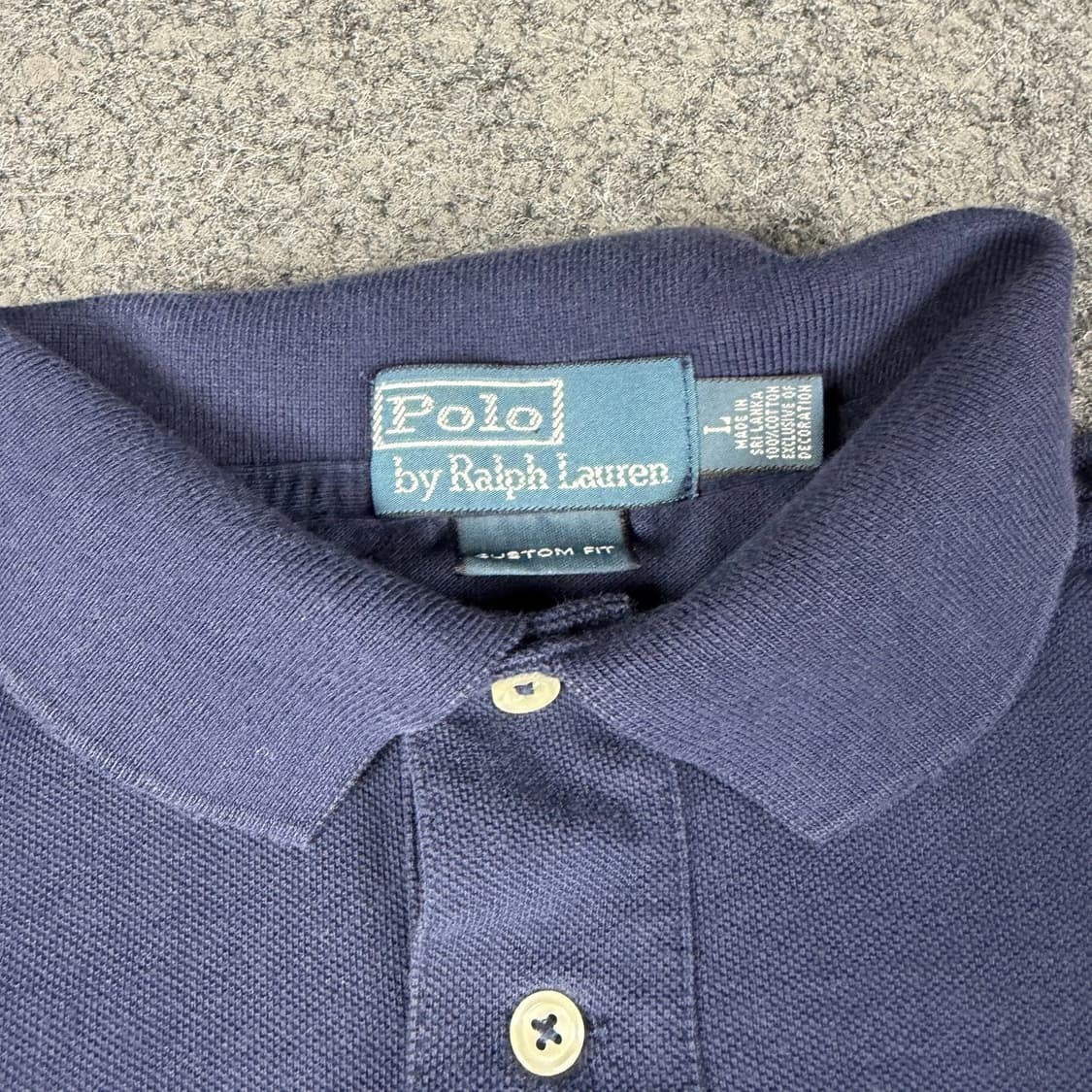 폴로 랄프로렌 빅포니 카라티 네이비 오렌지 상품이미지3