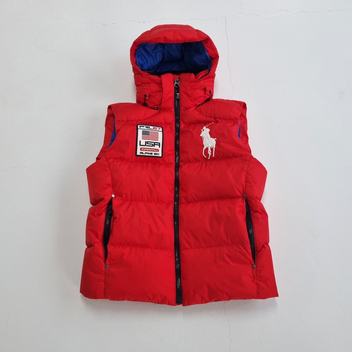 빈티지 폴로 빅포니 패딩 베스트 - S 상품이미지1