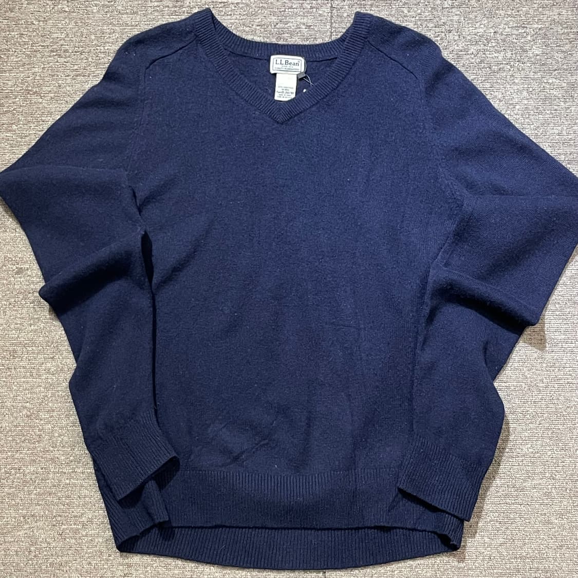 (M) L.L.Bean 엘엘빈 울 브이넥 니트 상품이미지3