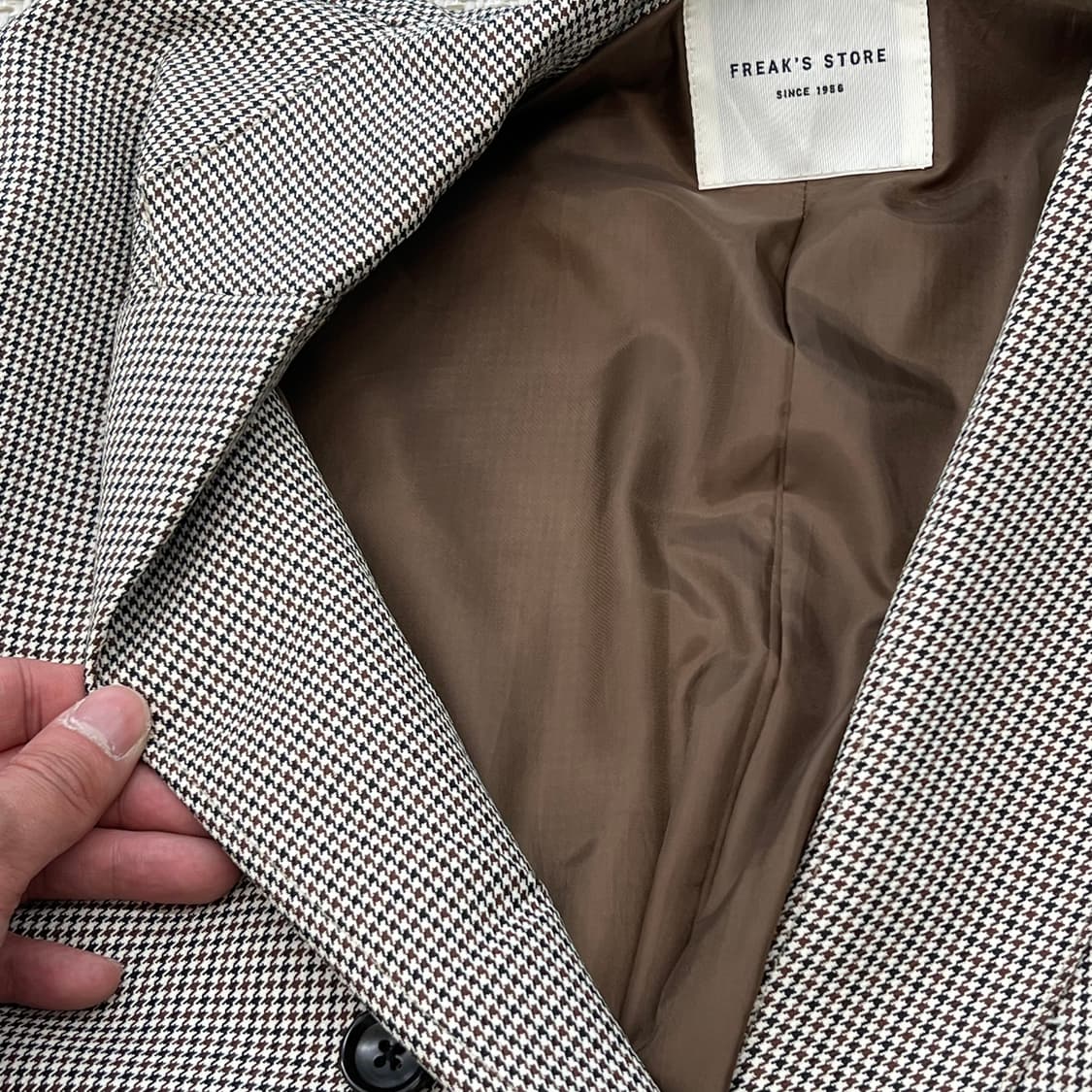 프릭스스토어 체크 더블 블레이저 r3510 상품이미지4