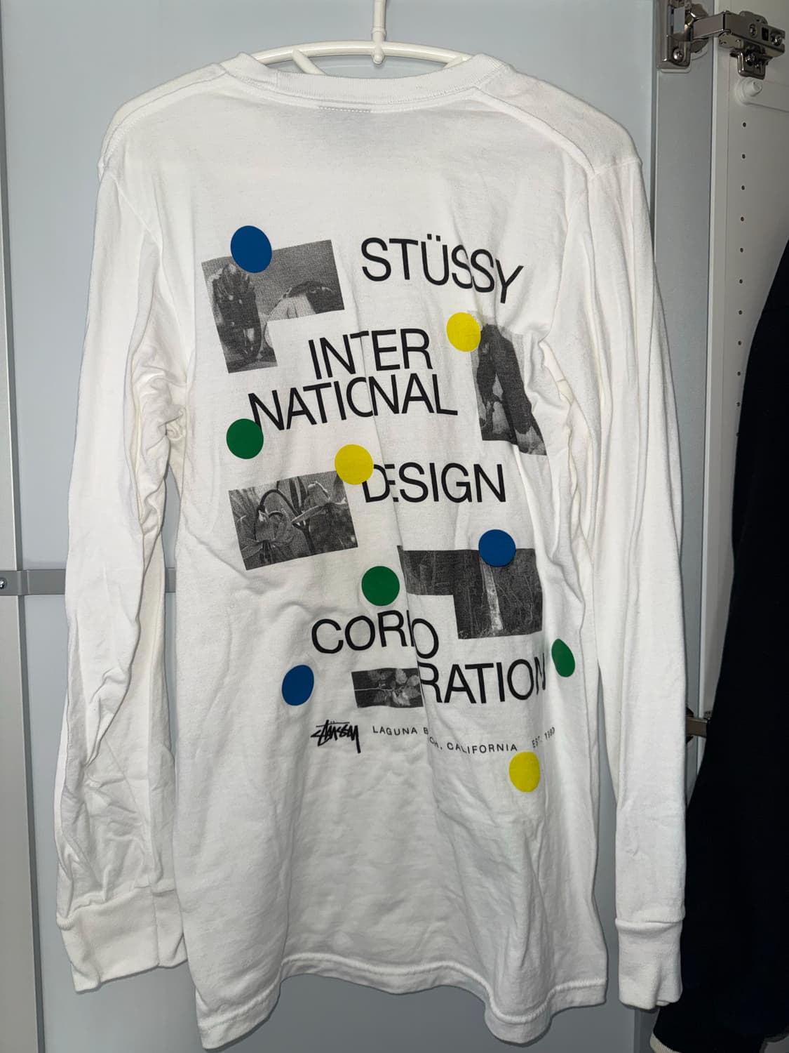 스투시 Dot Collage 롱슬리브 티 s 상품이미지3