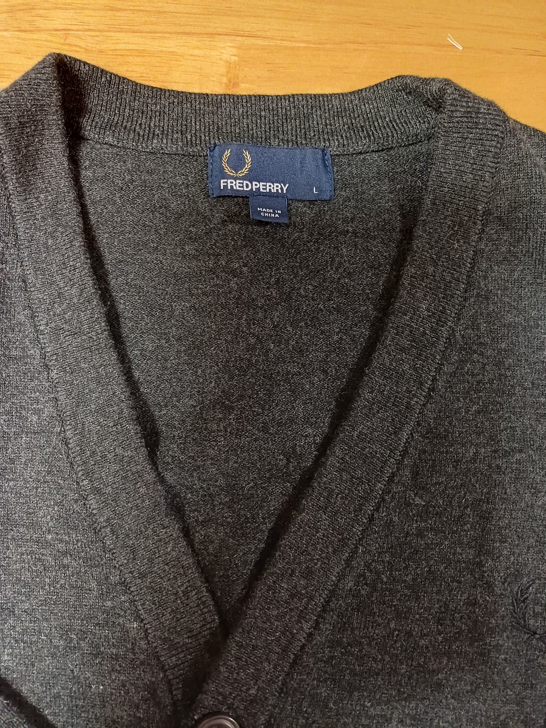 프레드페리 가디건 L 상품이미지2