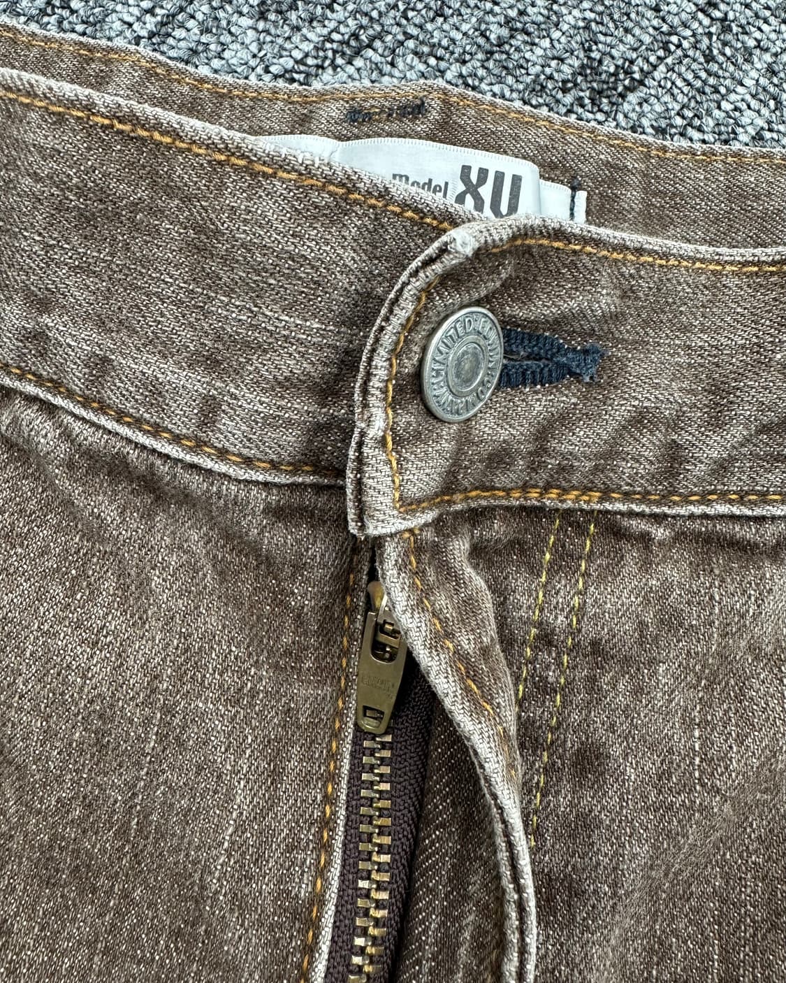 (허단46)90'S EDWIN 404 브라운워싱-M1077 상품이미지3