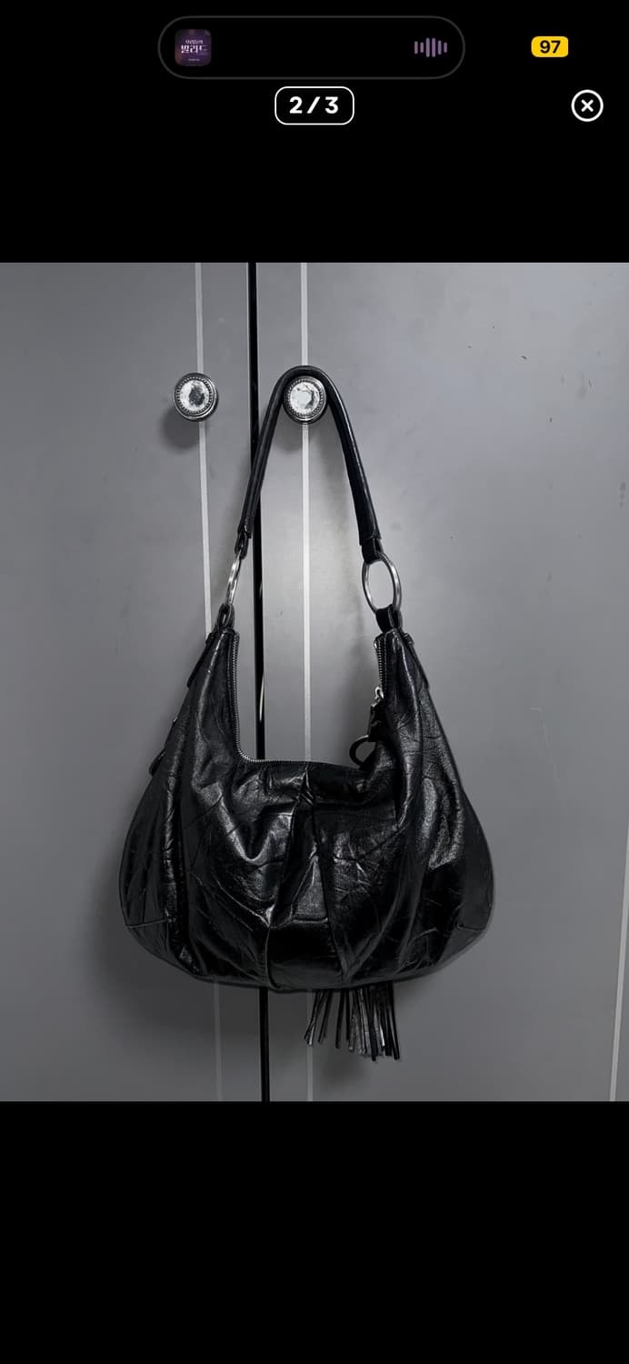 Vintage Black O ring bag 상품이미지2