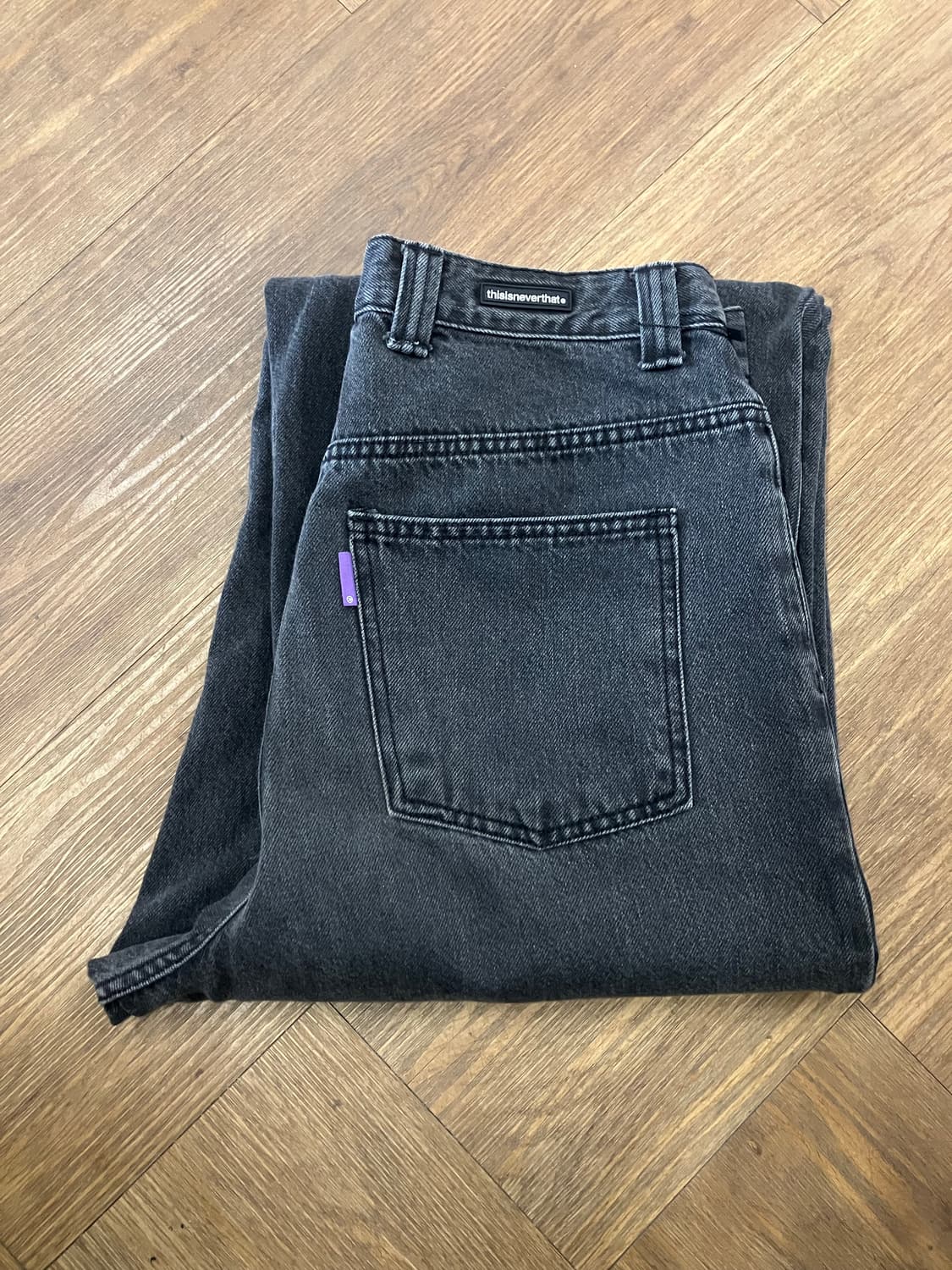 N215 디스이즈네버댓 흑청 데님팬츠 상품이미지1