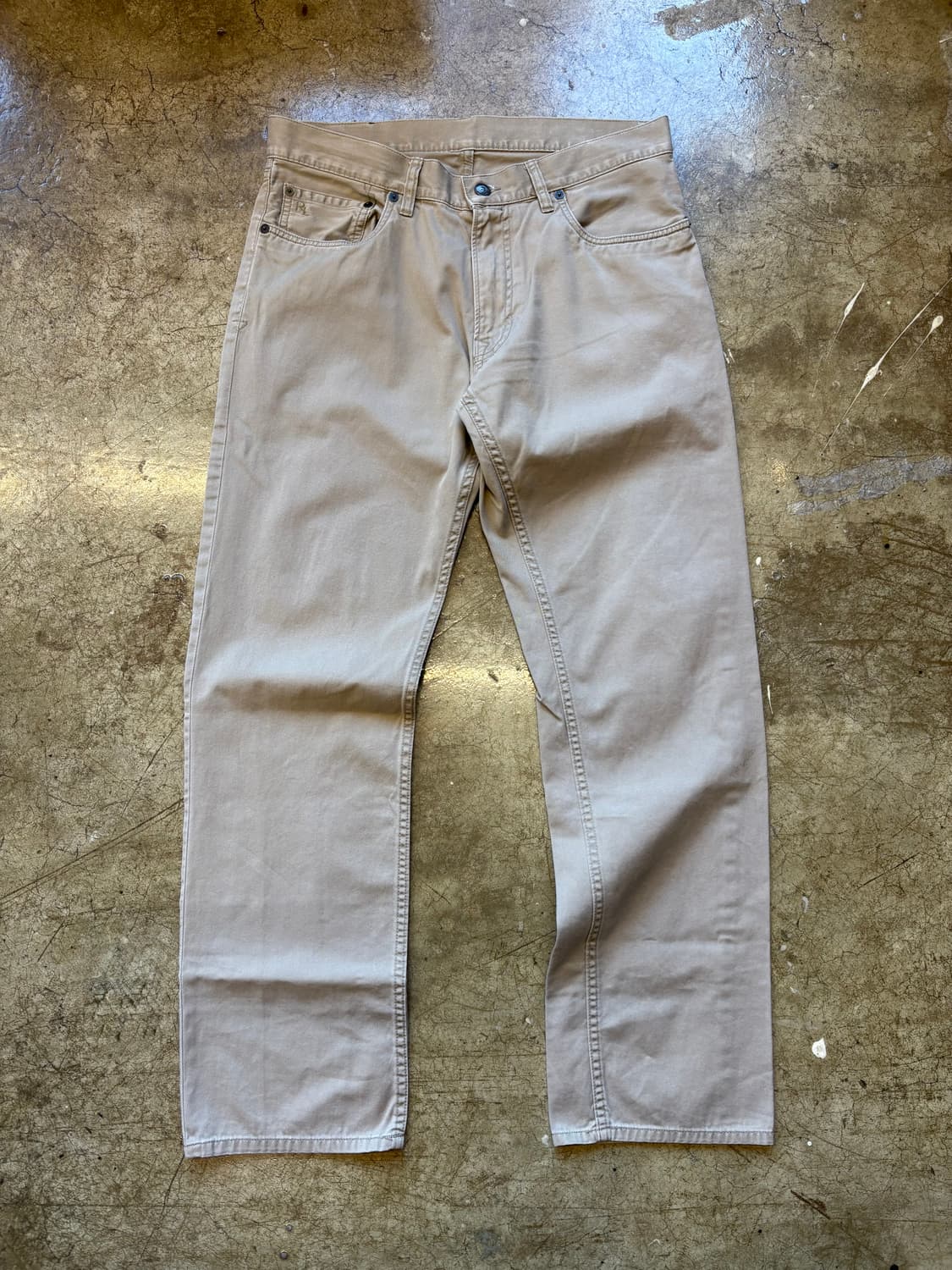 폴로 신형 라벨 가죽 탭 치노 상품이미지2