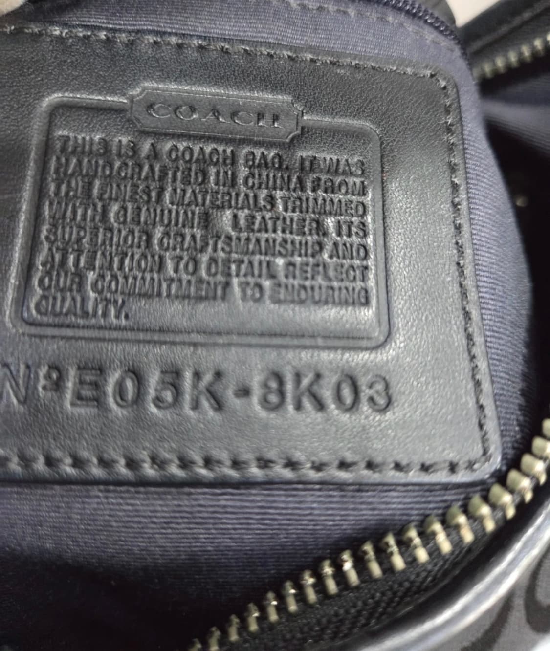 코치 블랙 시그니처 숄더백 / 코치가방 / 코치숄더백 / 코치크로스백 상품이미지4