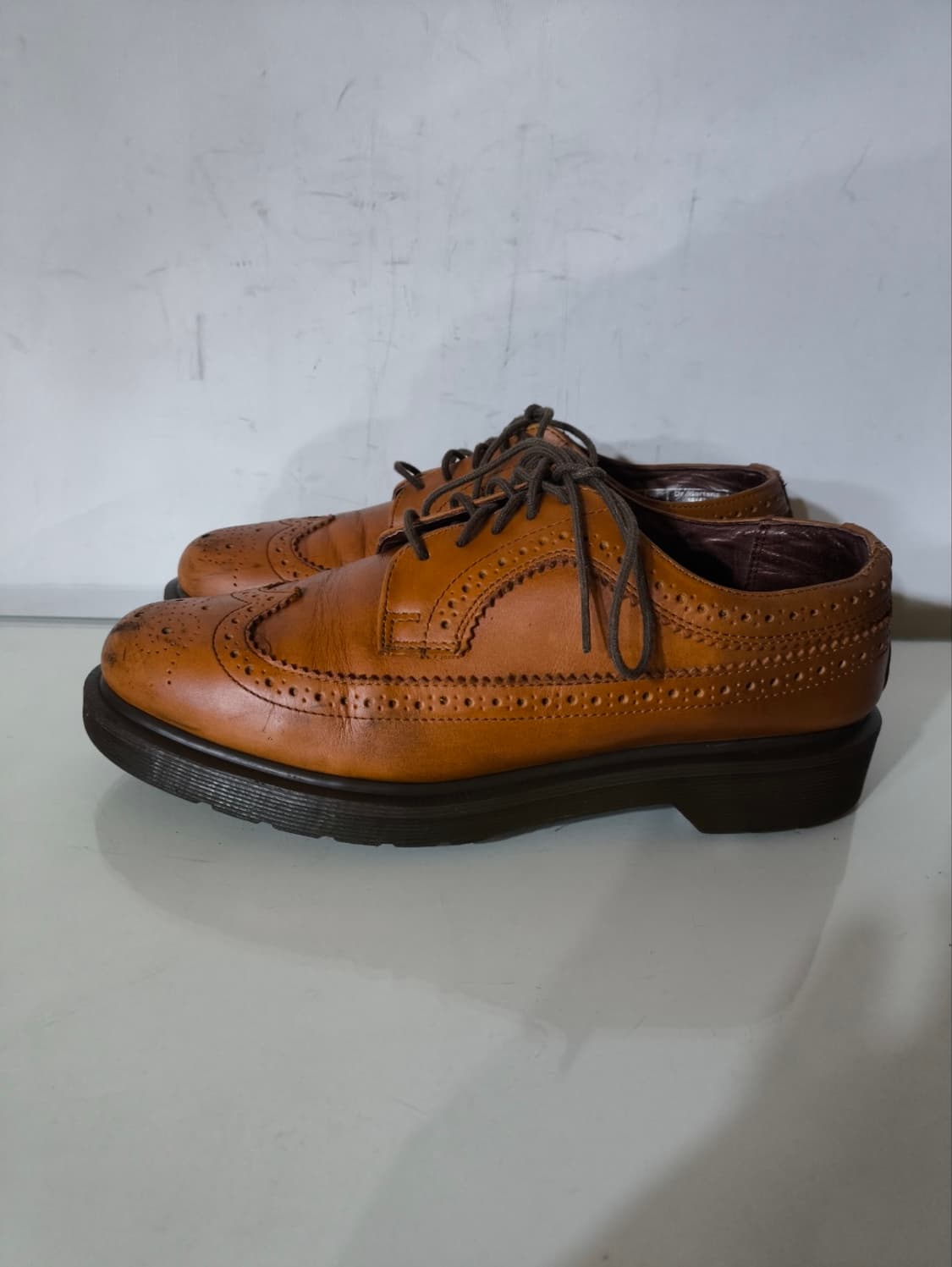 uk7 260mm 닥터마틴 클래식윙팁 브로그 구두 상품이미지2