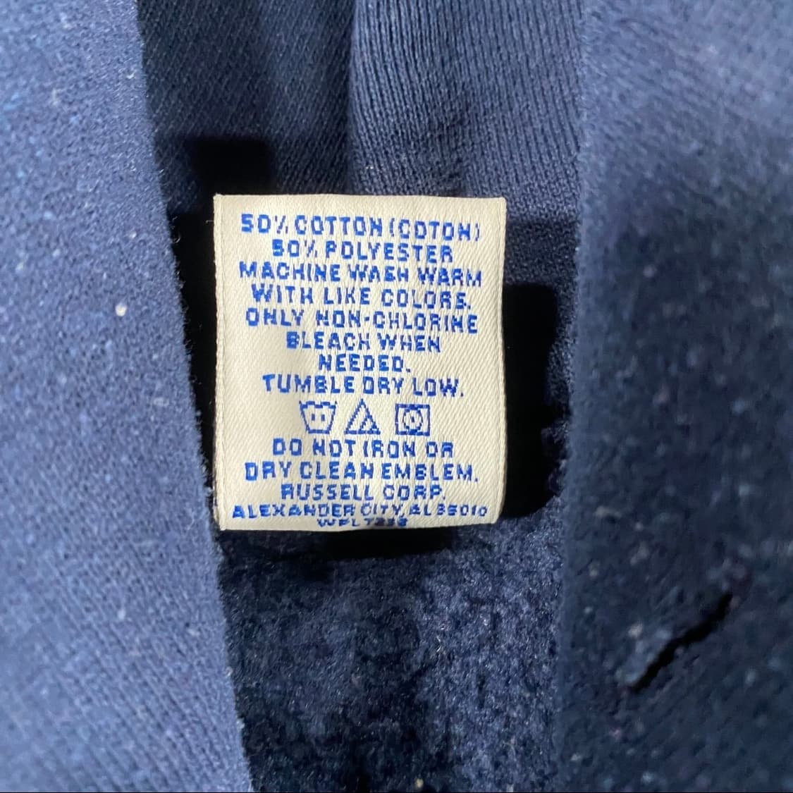 러셀 90s 후드 네이비 상품이미지5