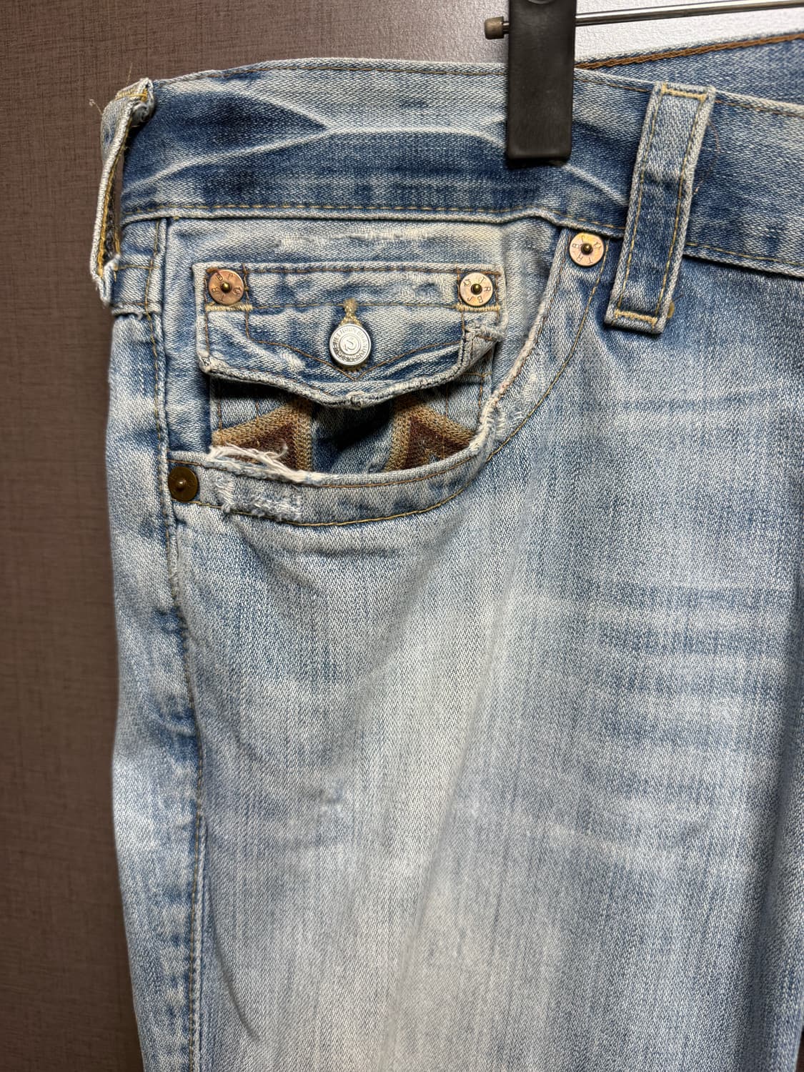 트루 릴리전 부츠컷 데님 38 상품이미지3