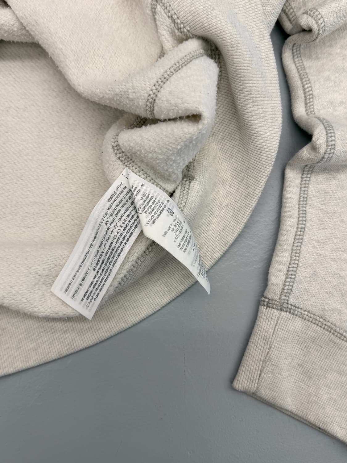 아베크롬비 루즈핏 패치 빅로고 스웻 후드집업 상품이미지4