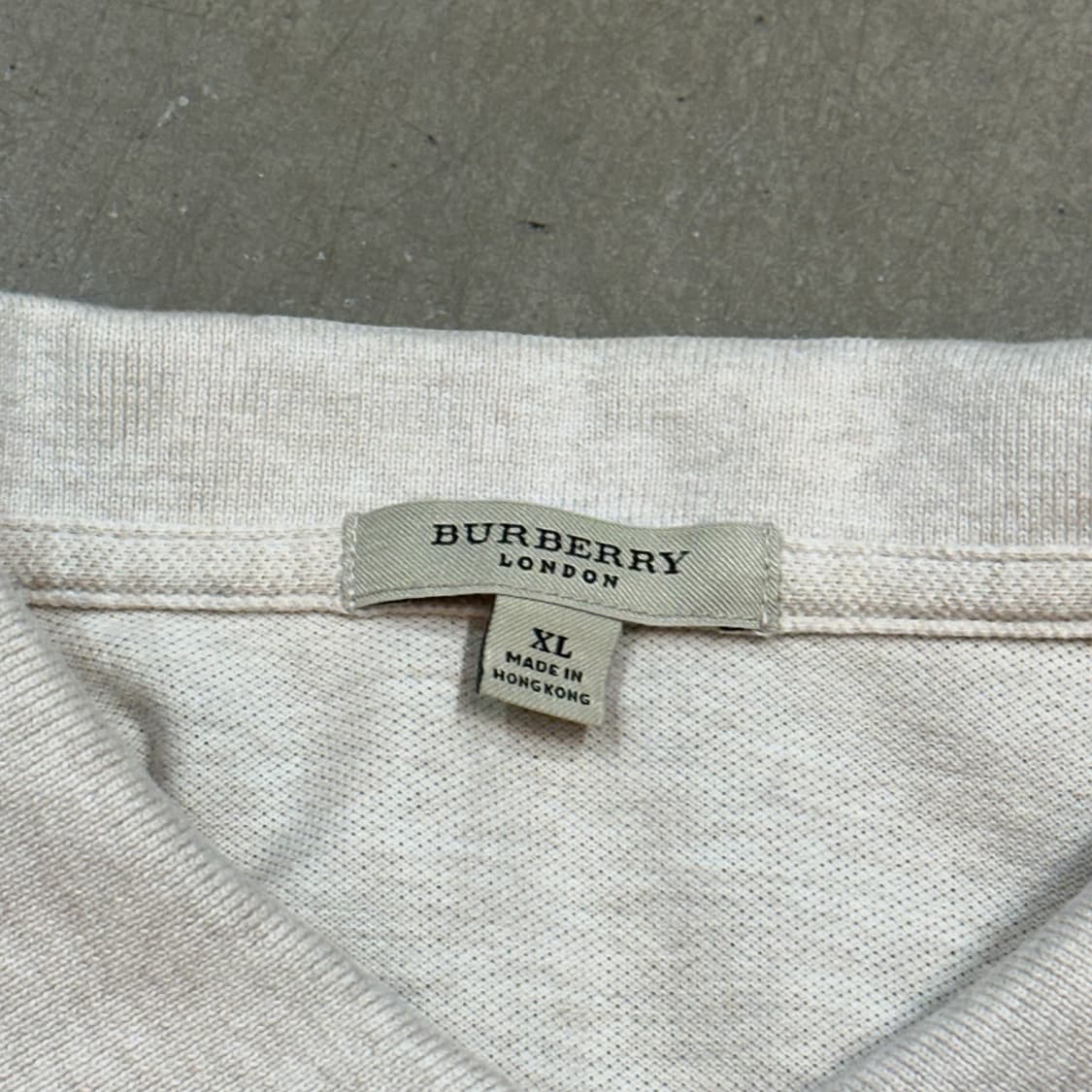 XL 버버리 반팔 카라티 상품이미지4