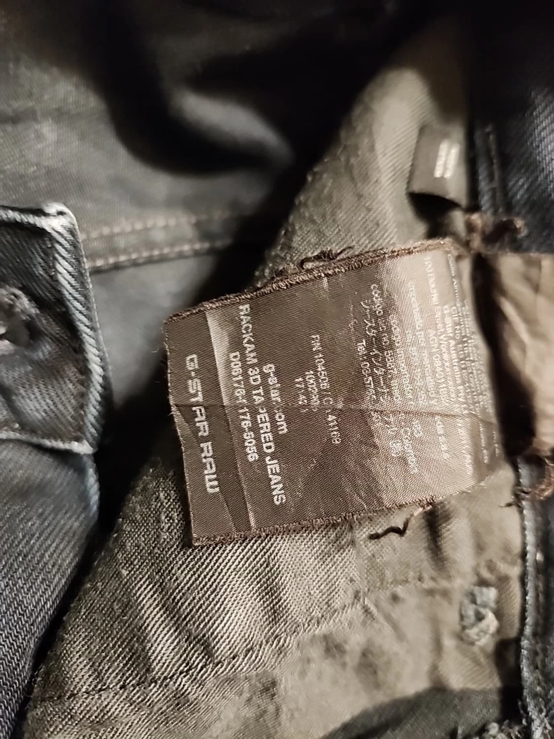 지스타 로우 랙컴 3D 테이퍼드 진 상품이미지6