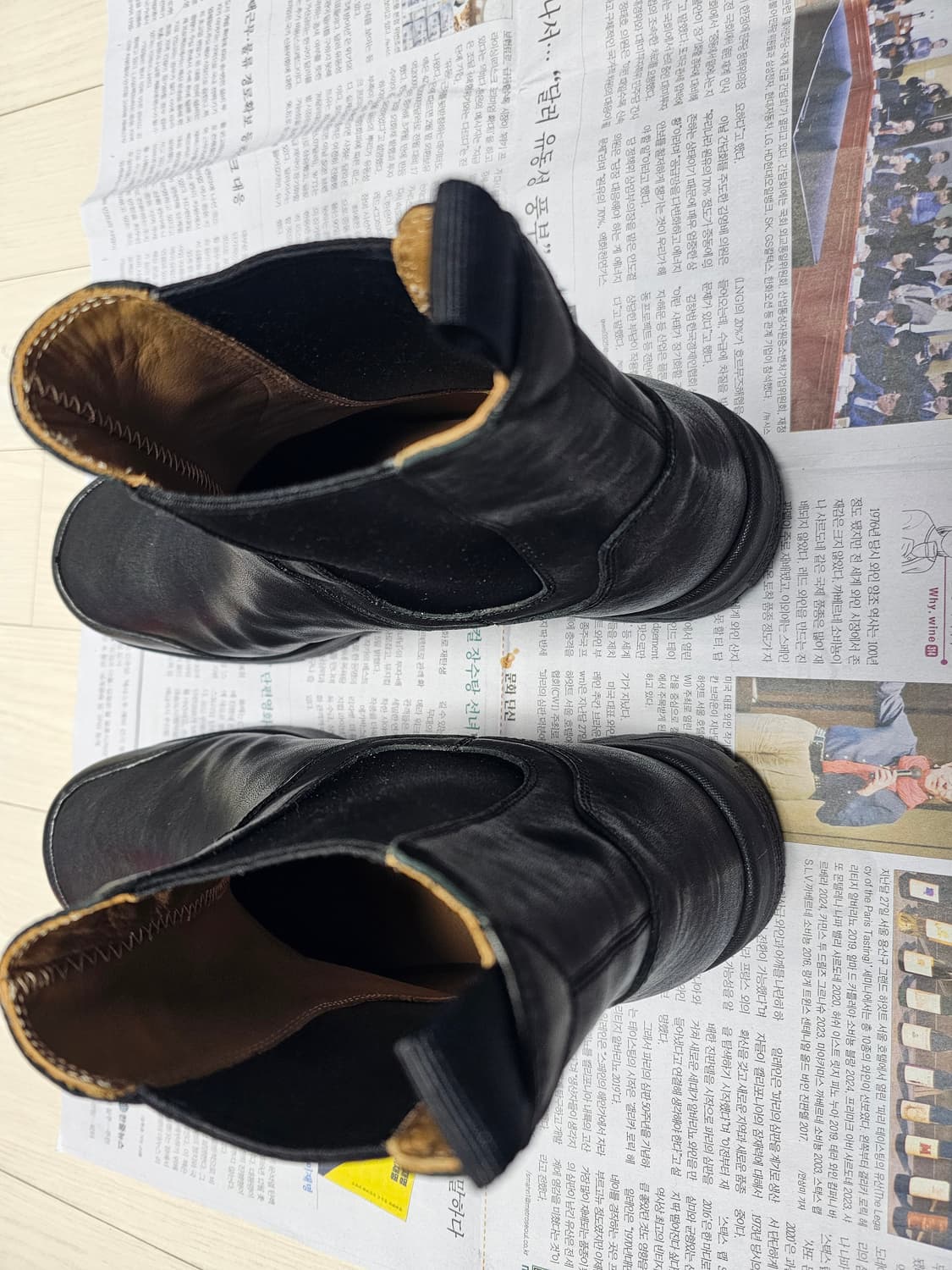 바토즈 MOSS첼시부츠 블랙 275 민트급 상품이미지4