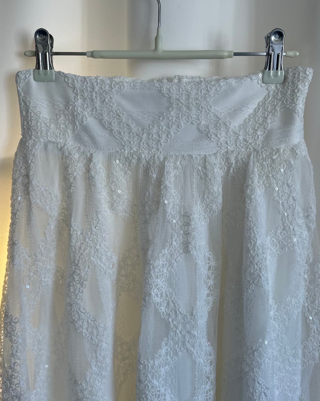 [TOCCO] white lace up skirt 상품이미지3