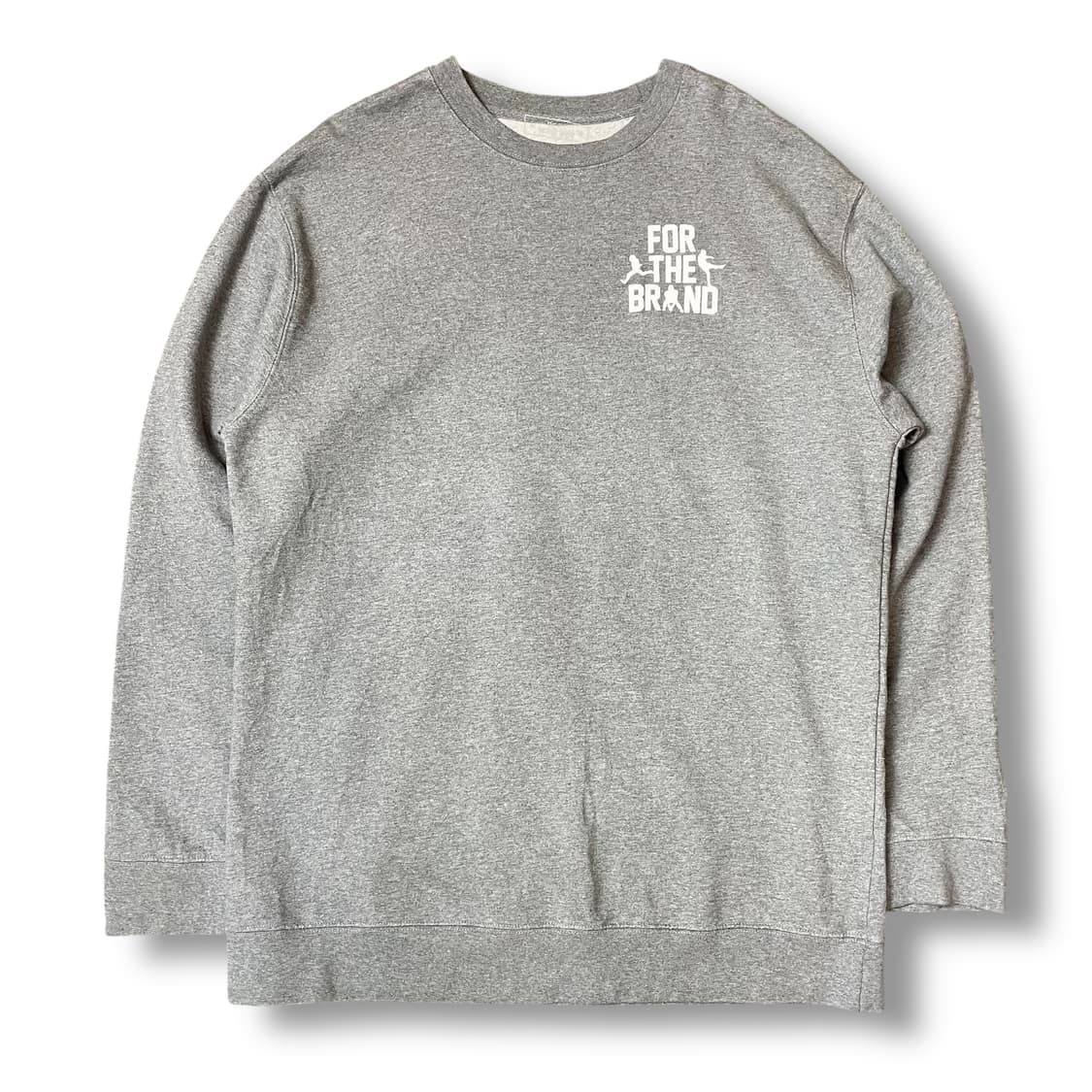 빈티지 그레이 기모 맨투맨 2XL 상품이미지1