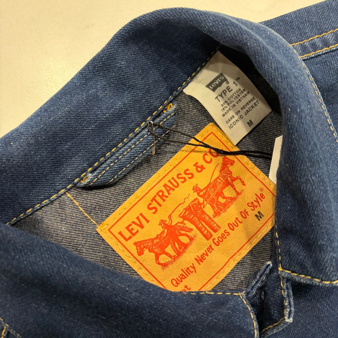 [M] 리바이스 타입 1 데님 트러커 자켓 청자켓 B264 상품이미지5