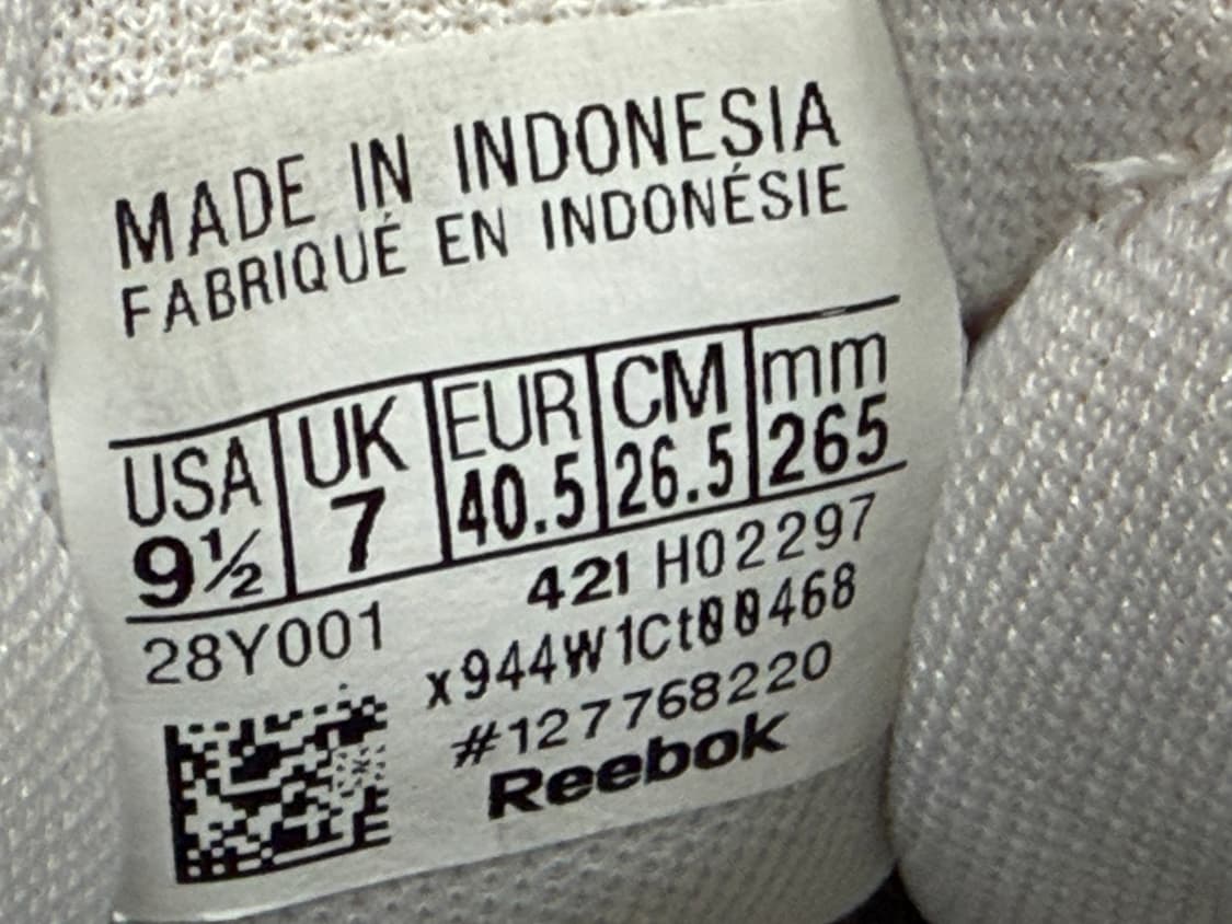 리복 남성 운동화 265 상품이미지9