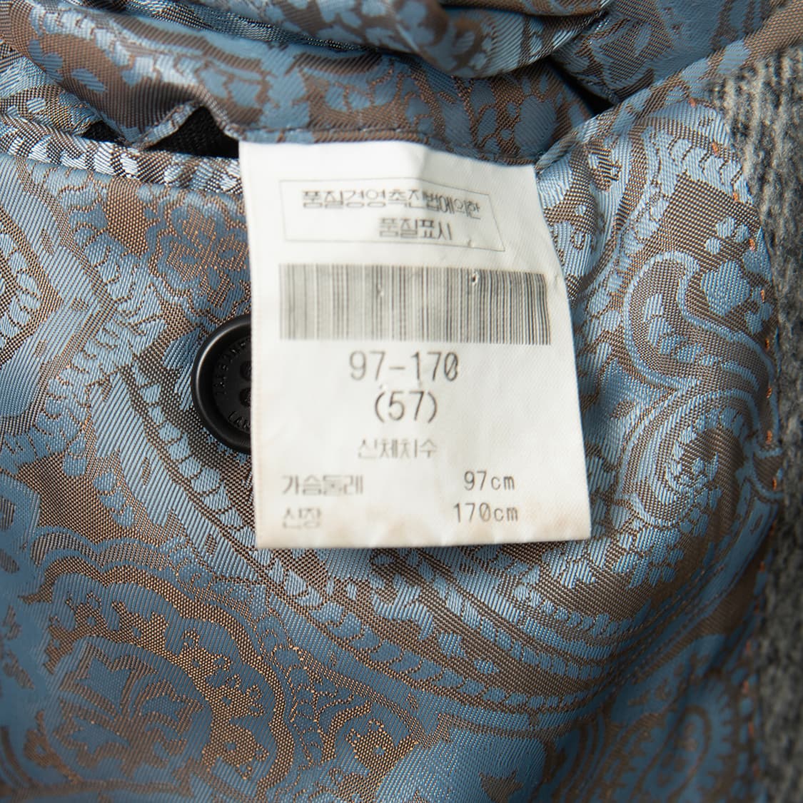 [103] 90s LANCETTI 콜롬보 퓨어 캐시미어 코트  상품이미지9