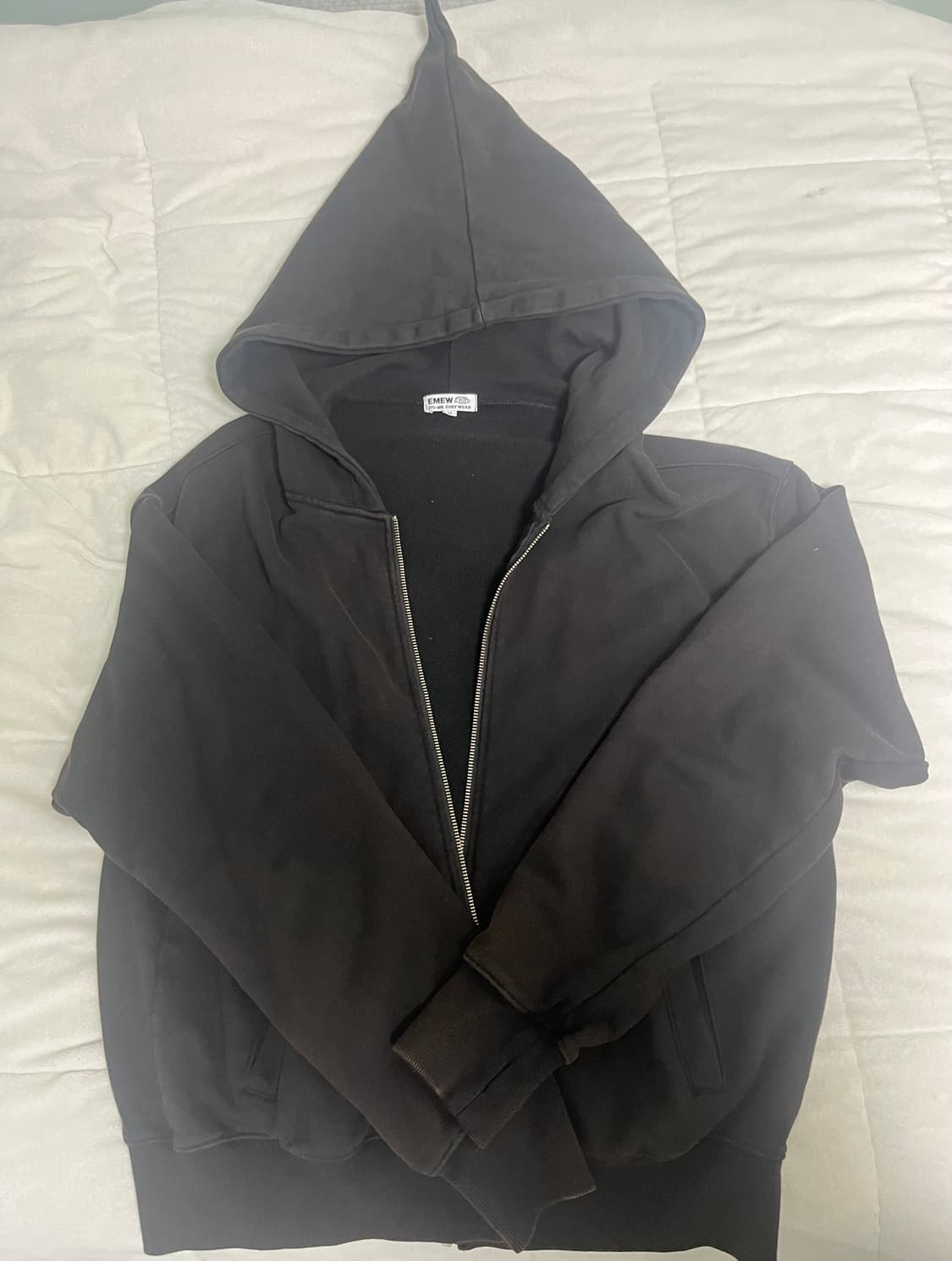 EMEW - GOBLIN ZIP UP / ROTTEN BLACK 상품이미지2