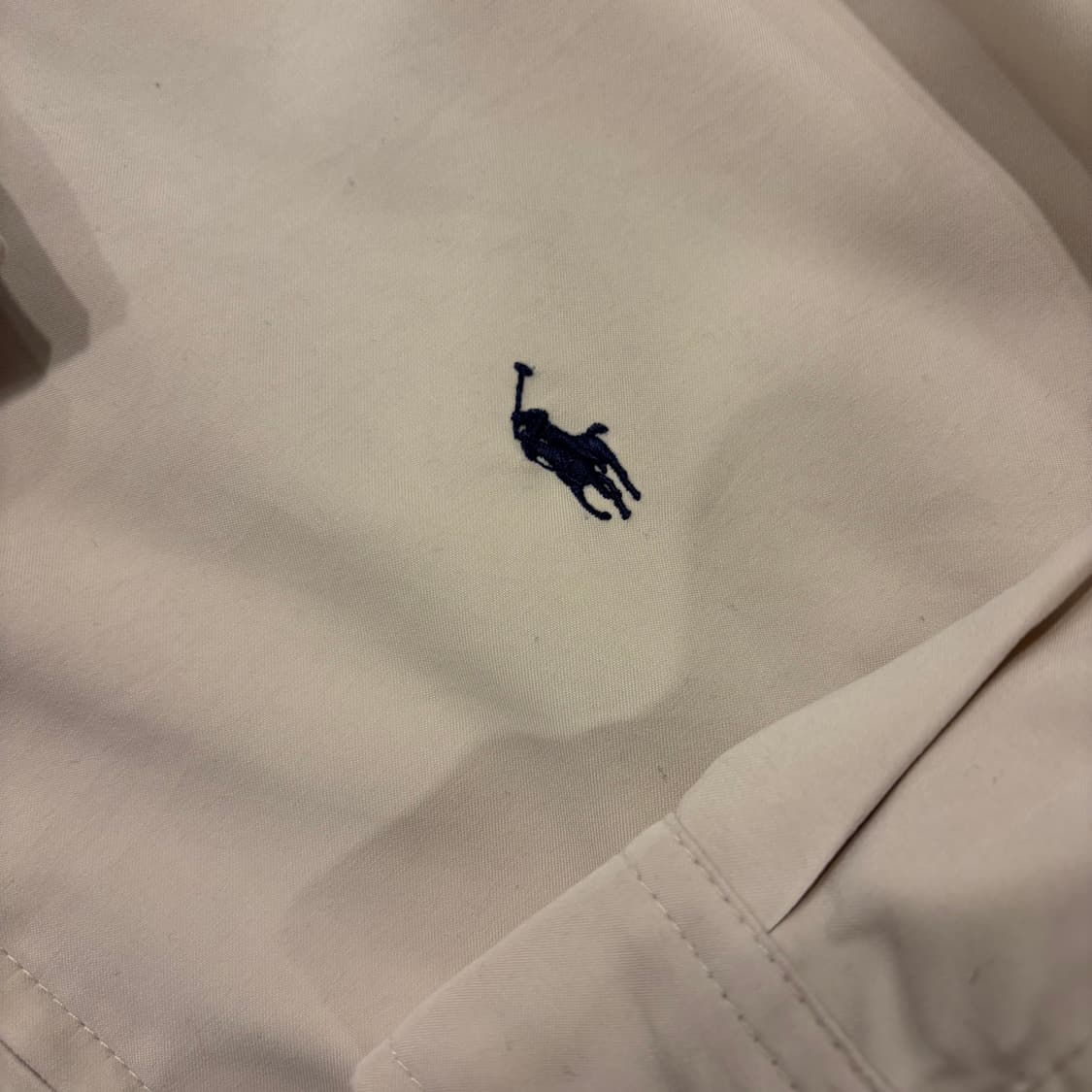 [L] 폴로 랄프로렌 베이지색 코튼 블루종 집업 자켓 D664 상품이미지4