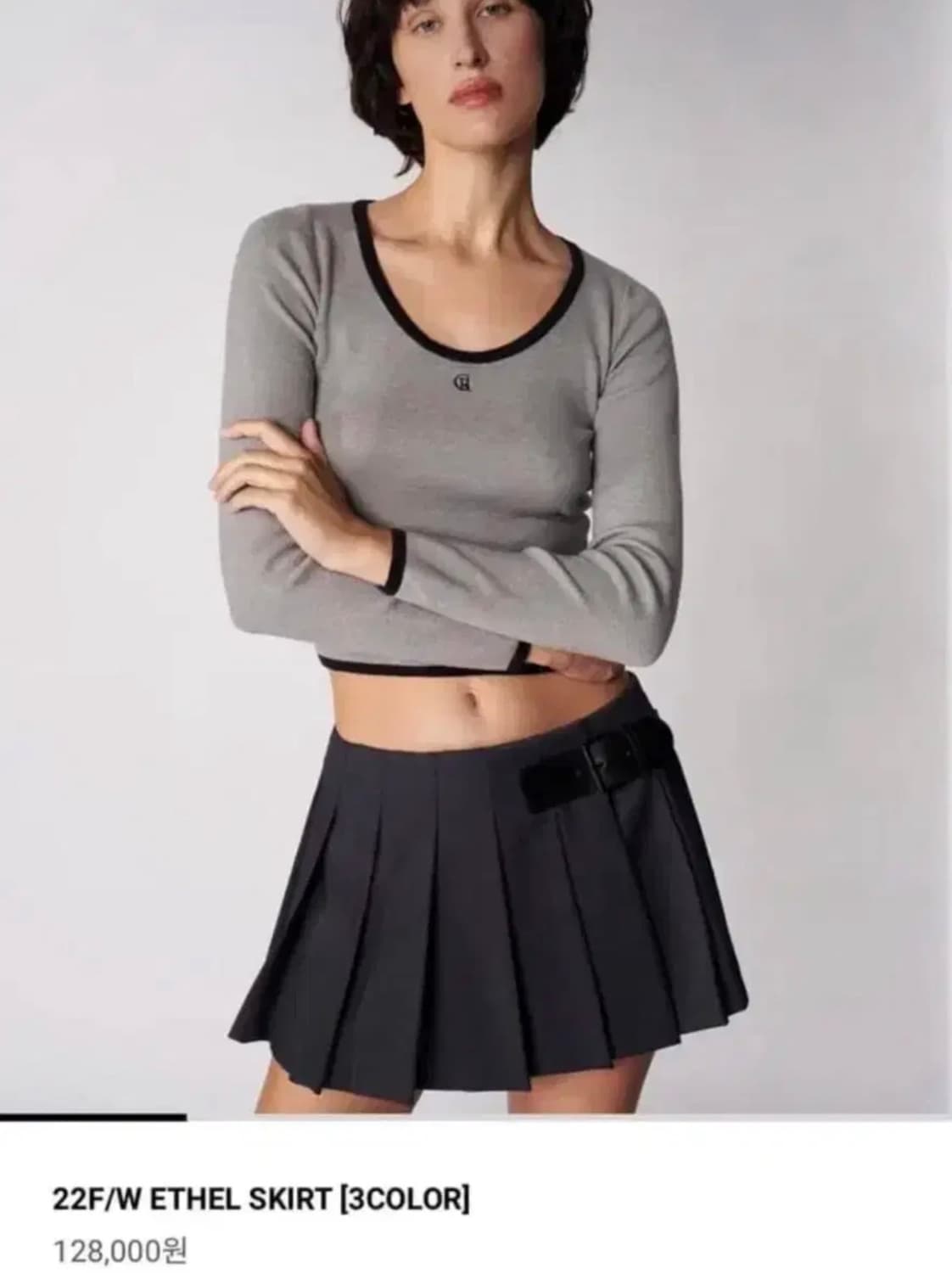그로브스토어 에델 스커트 그레이 M 상품이미지1