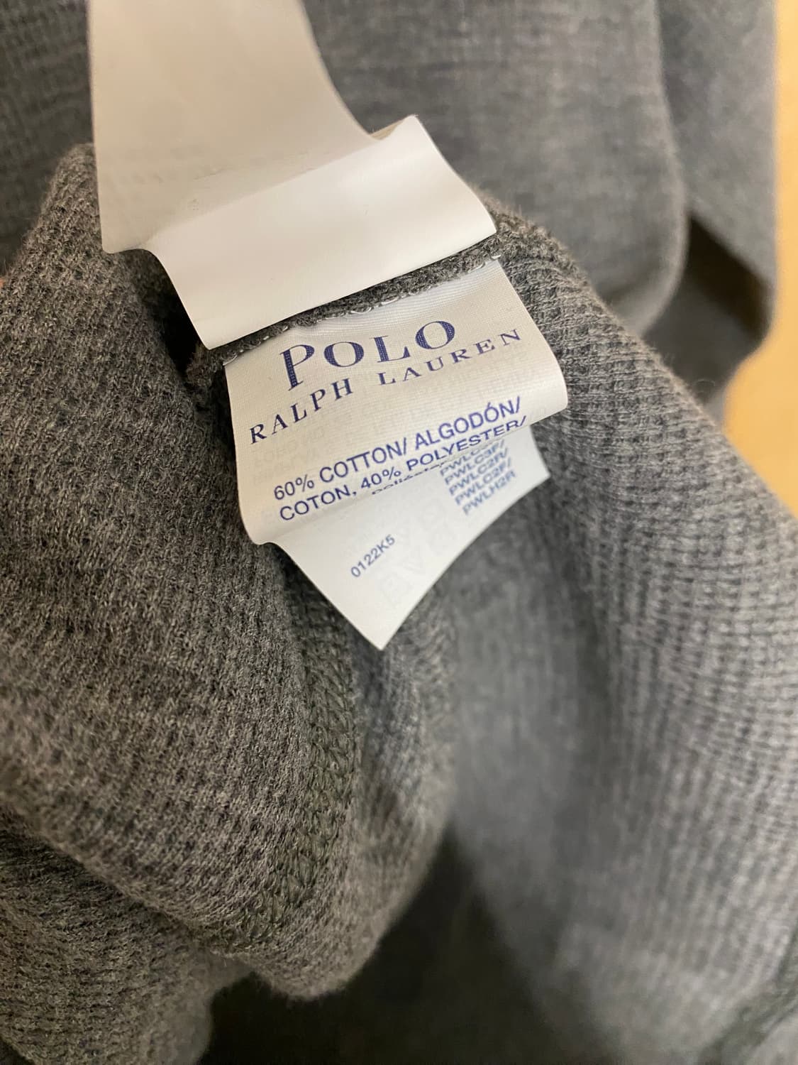 POLO waffle knit t-shirts 폴로 와플 니트 티셔츠 상품이미지6