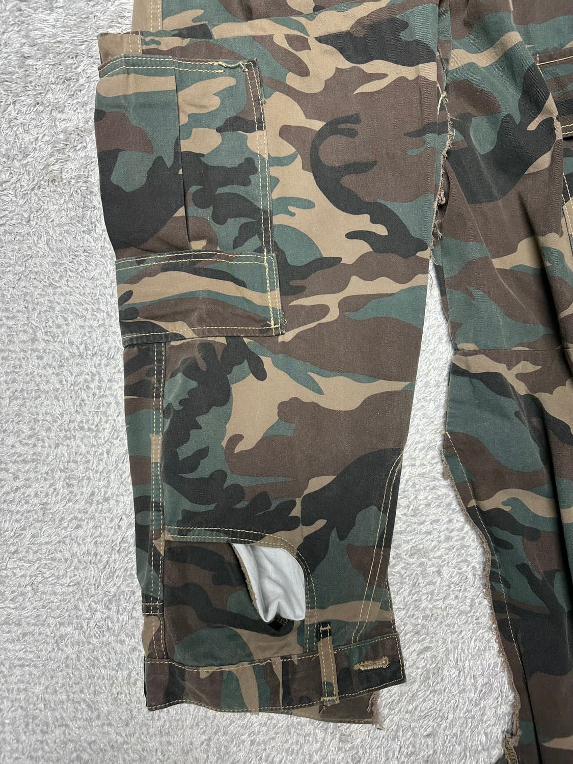 [M]써저리 카모 카고팬츠 상품이미지2