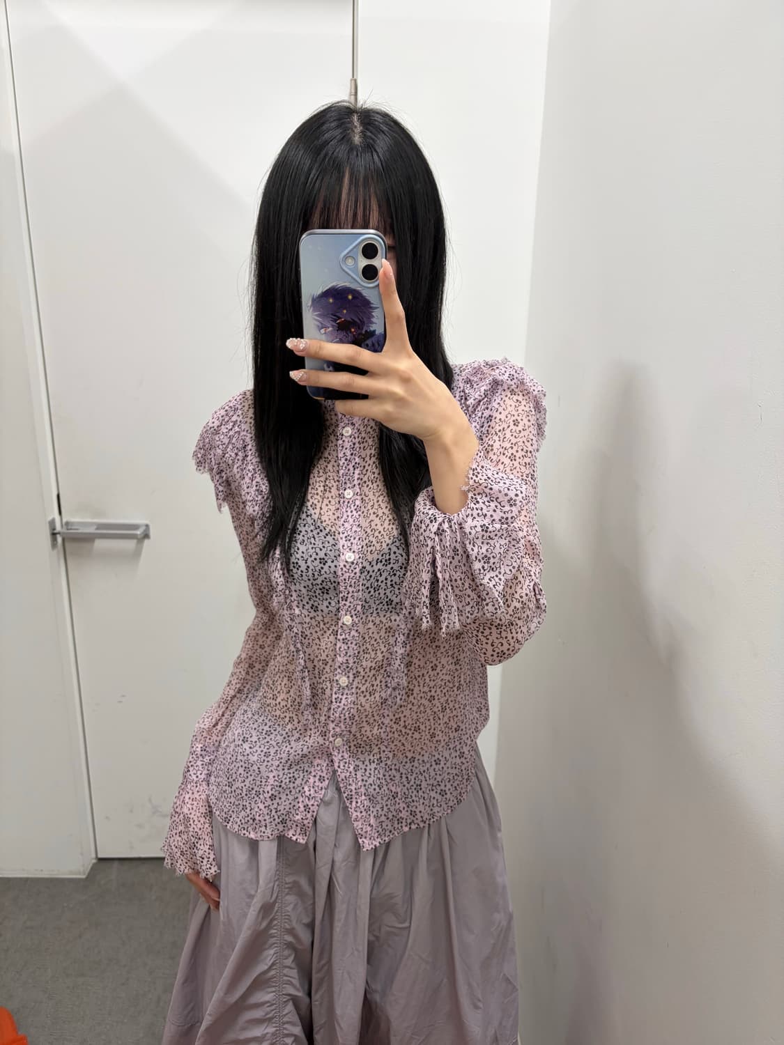 쟈딕앤볼테르 시스루 블라우스 상품이미지4