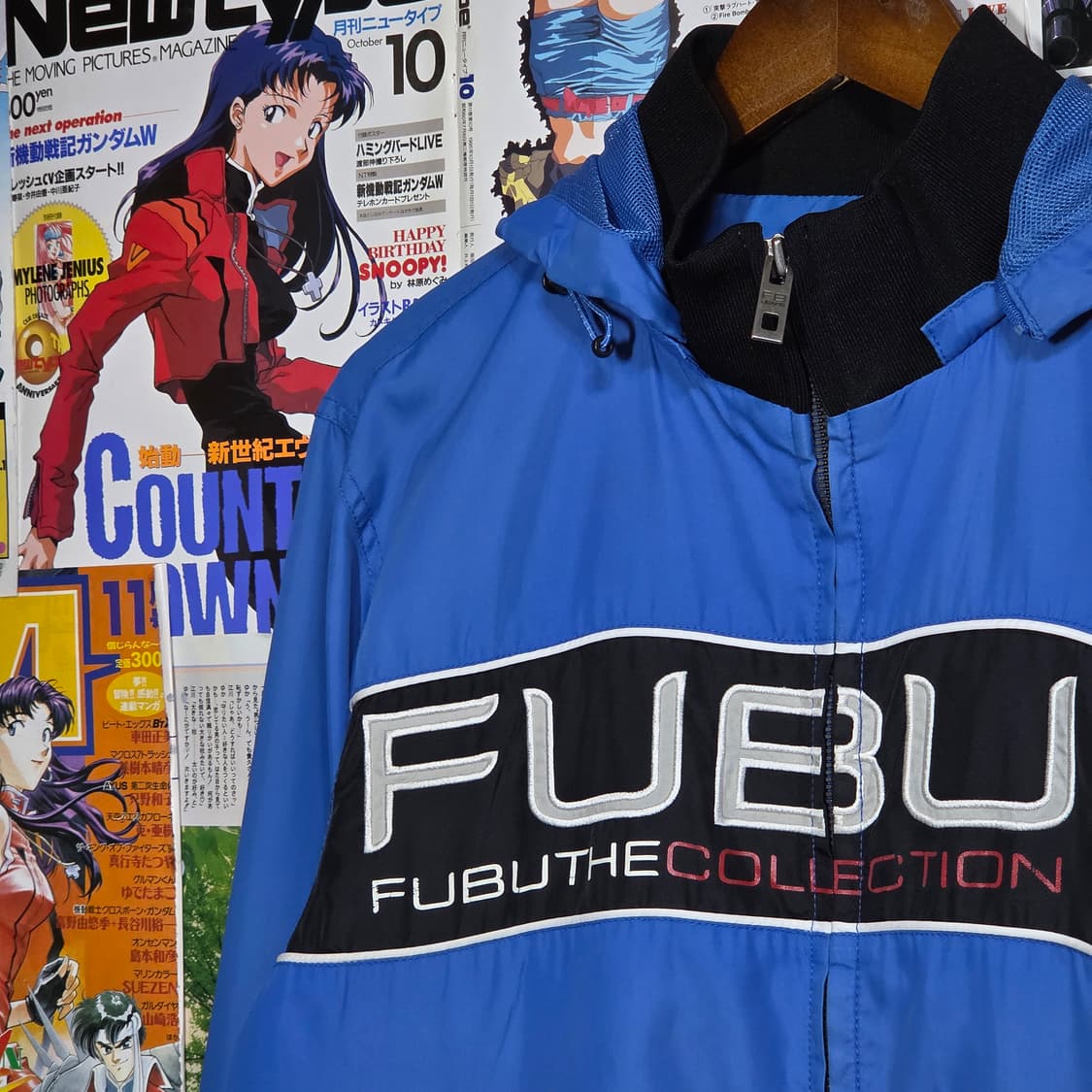 후부 블루 레이싱 바람막이 트랙탑  상품이미지3