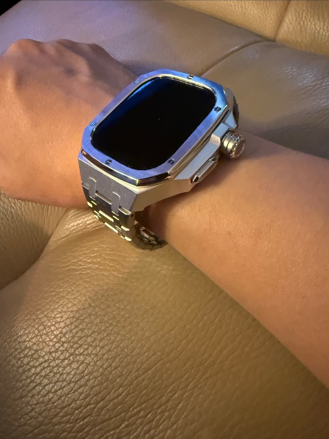 2025 커스텀 프리미엄 메탈 애플워치 울트라 49mm 스트랩 케이스 상품이미지1