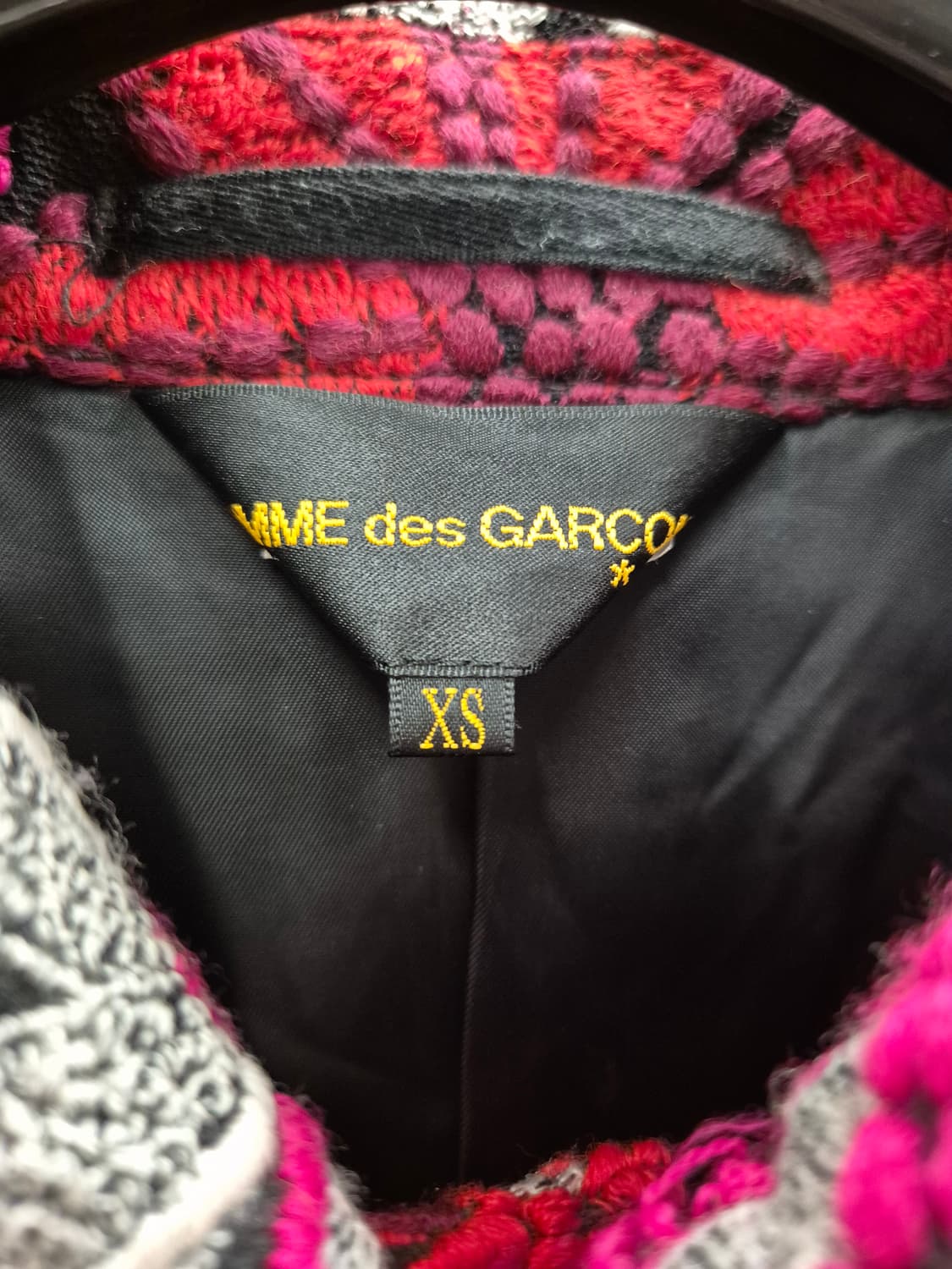 꼼데가르송 매장판 플라워 패턴 코트 XS 파워정품 상품이미지3