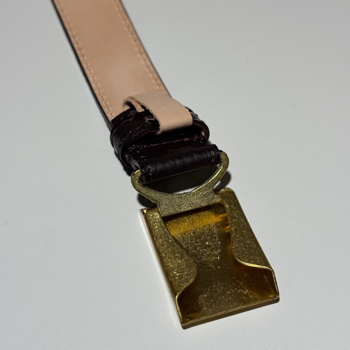 CCU 레더 슬라이드 벨트 상품이미지3