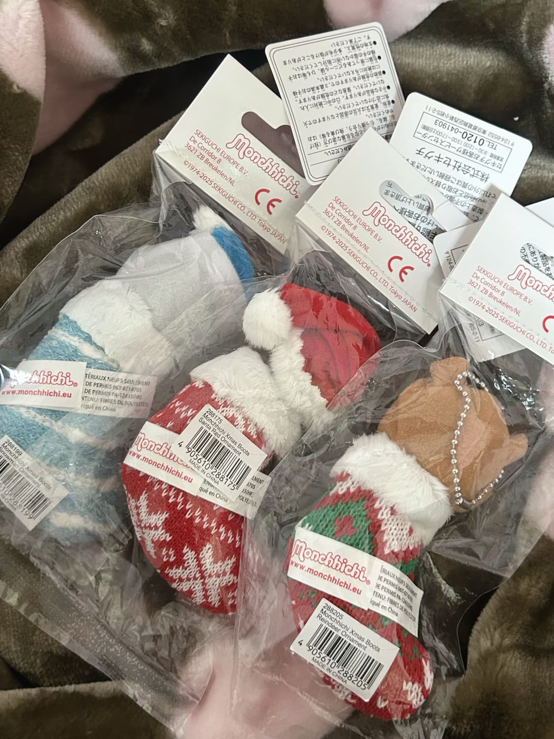 📦무배[세트할인] 몬치치 크리스마스 오너먼트 키링 / 양말인형 상품이미지9