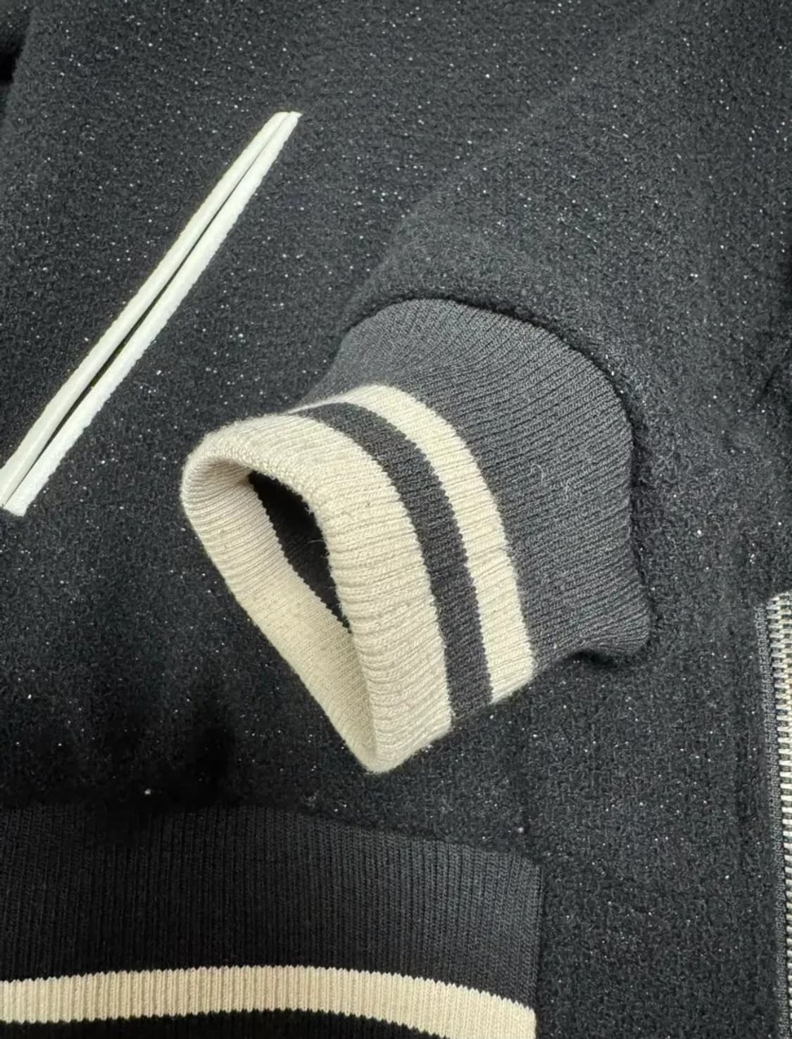 유스 블랙 트위드 자켓 M 상품이미지7