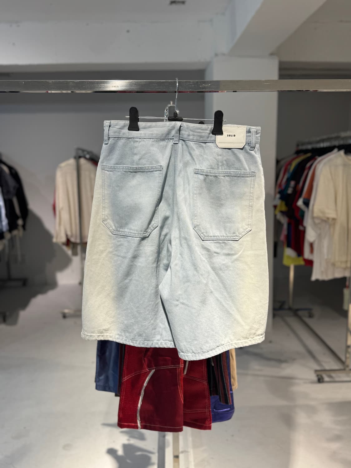 Solid homme 솔리드옴므 데님 반바지 상품이미지2