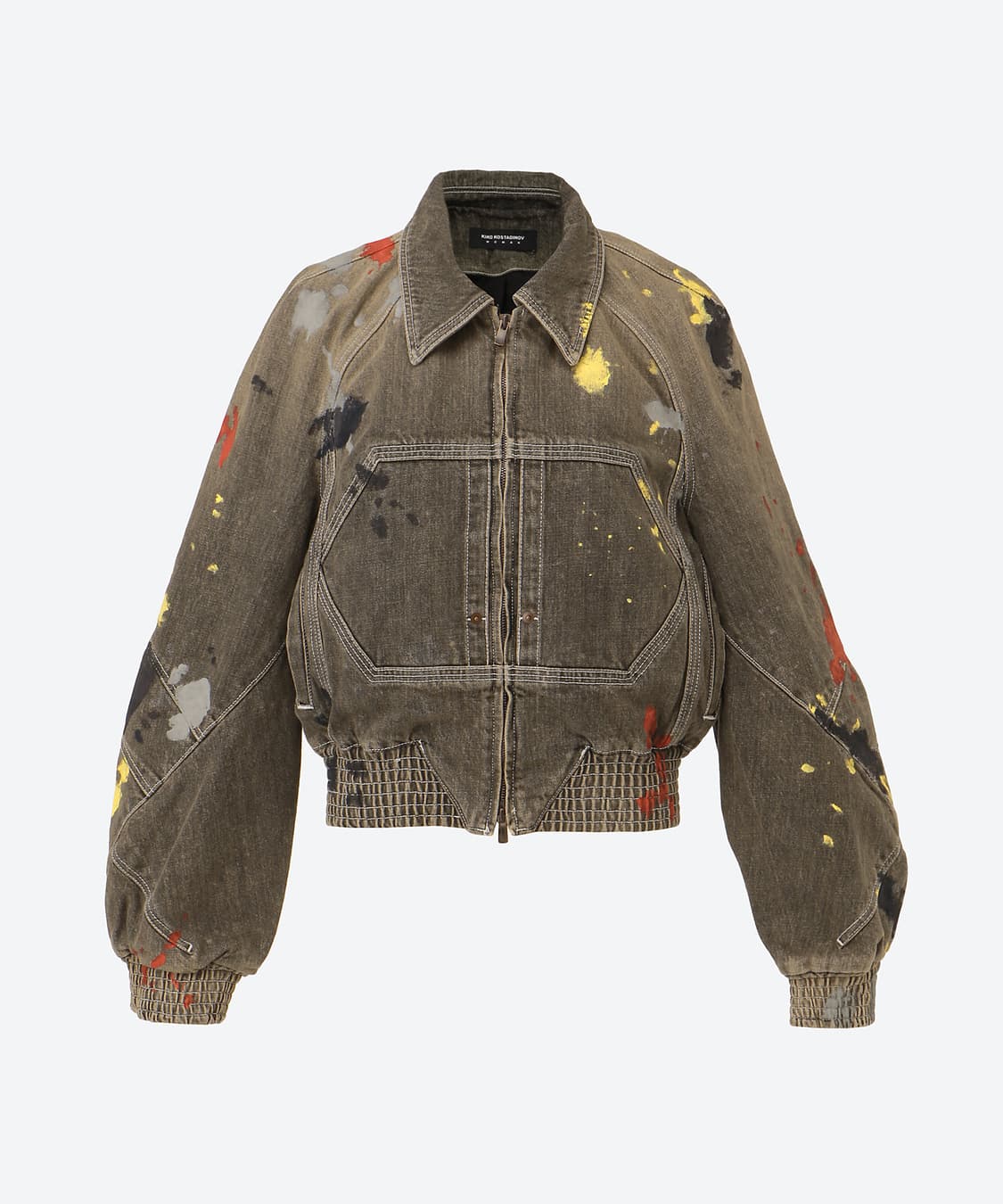 [34]키코 코스타디노브 25fw 페인트 봄버 자켓 상품이미지5