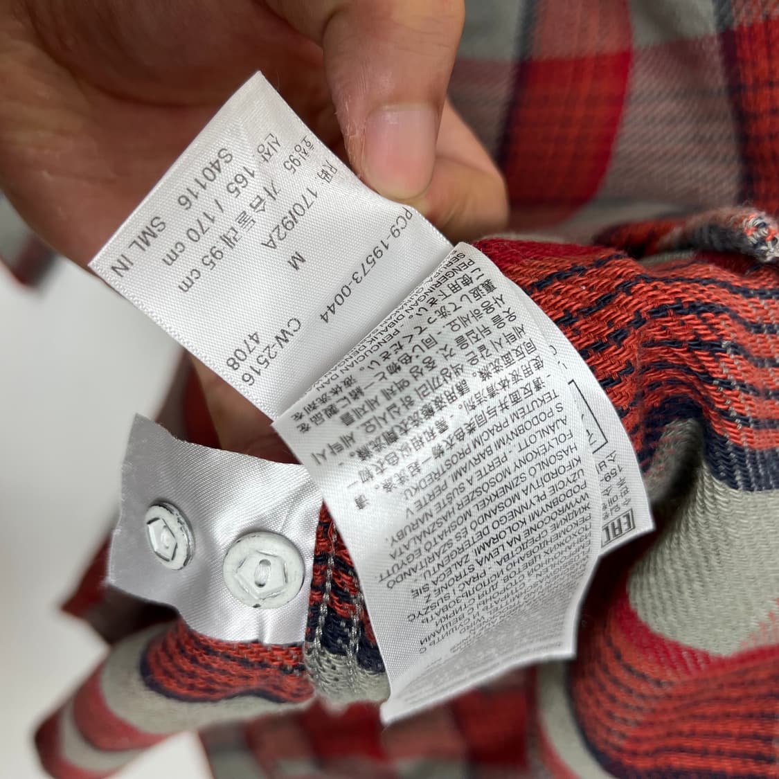 Levis 리바이스 워크 투 포켓 플란넬 체크 셔츠 상품이미지5