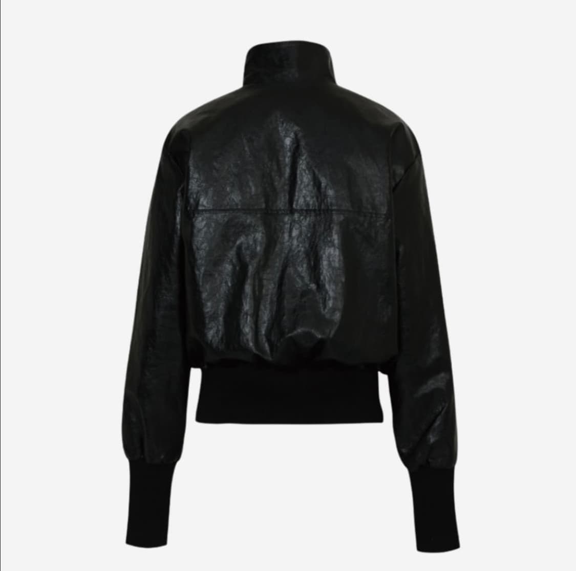 보헤미안서울 보헴서 리벳 포인트 밴딩 점퍼 레더 자켓 상품이미지5