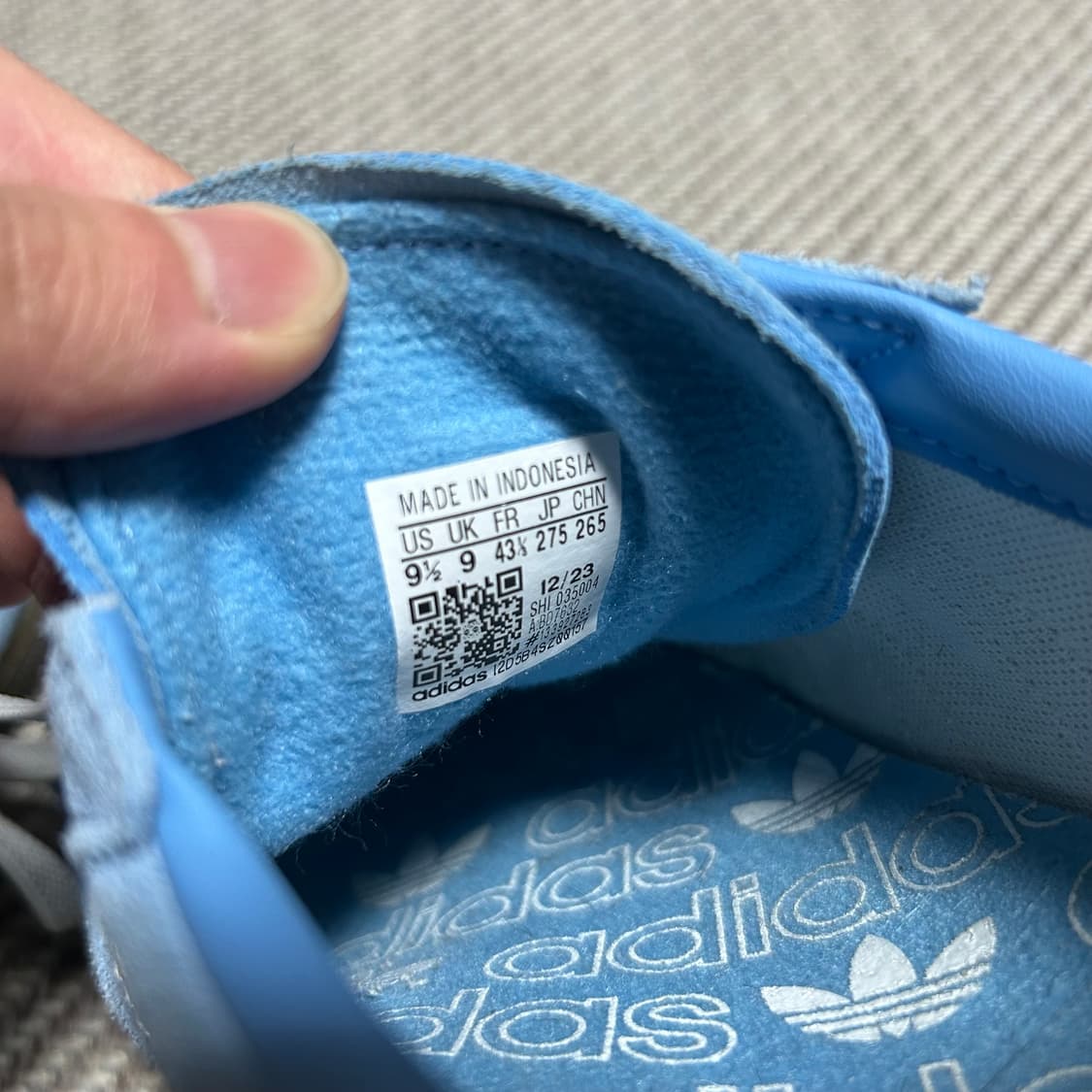 [275mm] adidas 아디다스 핸드볼 스페지알 라이트블루 신발 상품이미지6