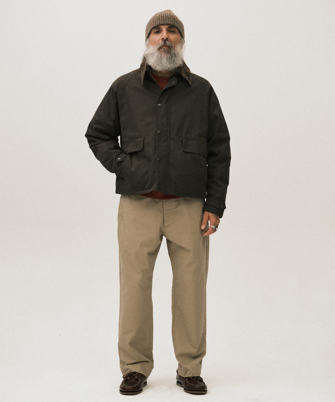 아웃스탠딩 와이드 오피서 치노 팬츠 L  상품이미지1