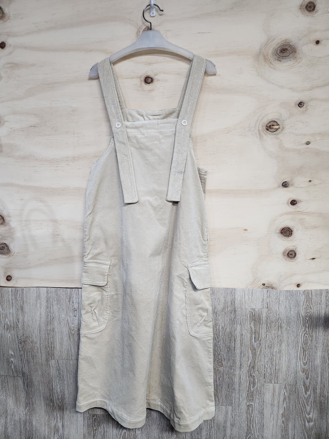 127) 원더플레이스 코듀로이 멜빵 롱원피스 상품이미지3