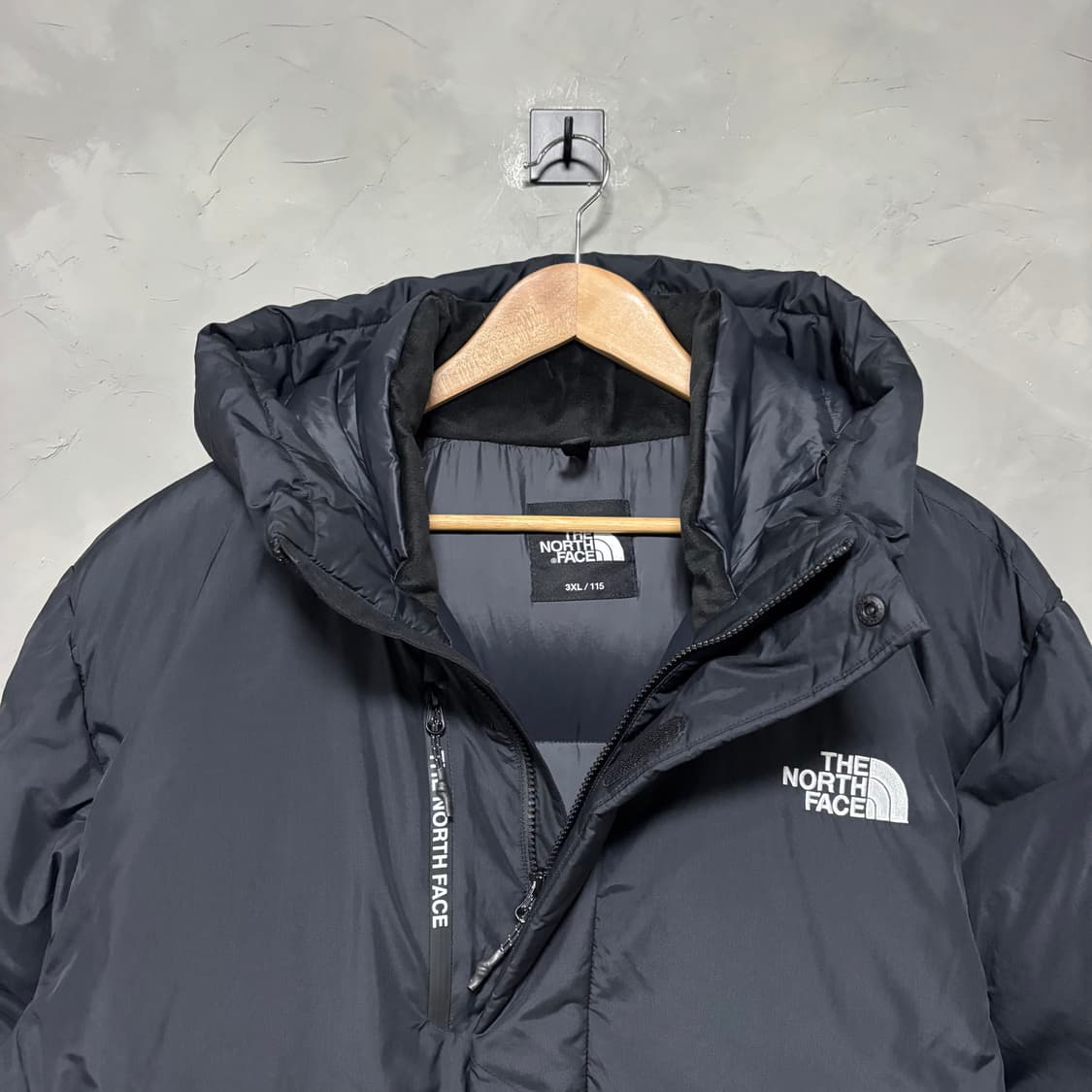 3XL) 노스페이스 아웃라이트 구스다운 패딩 블랙 상품이미지2