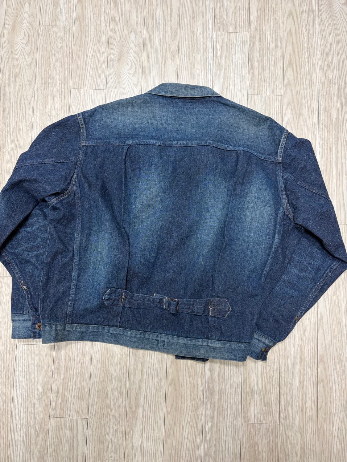 [40] 타이가 타카하시 Lot 714 데님 자켓 데미지드 인디고 상품이미지6