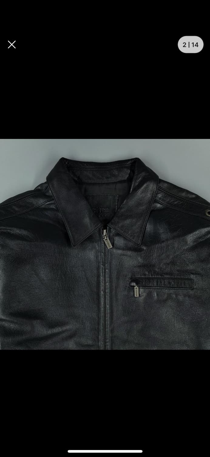 EIGEN 블랙 램스킨 양가죽 싱글레더 가죽자켓 M 상품이미지2