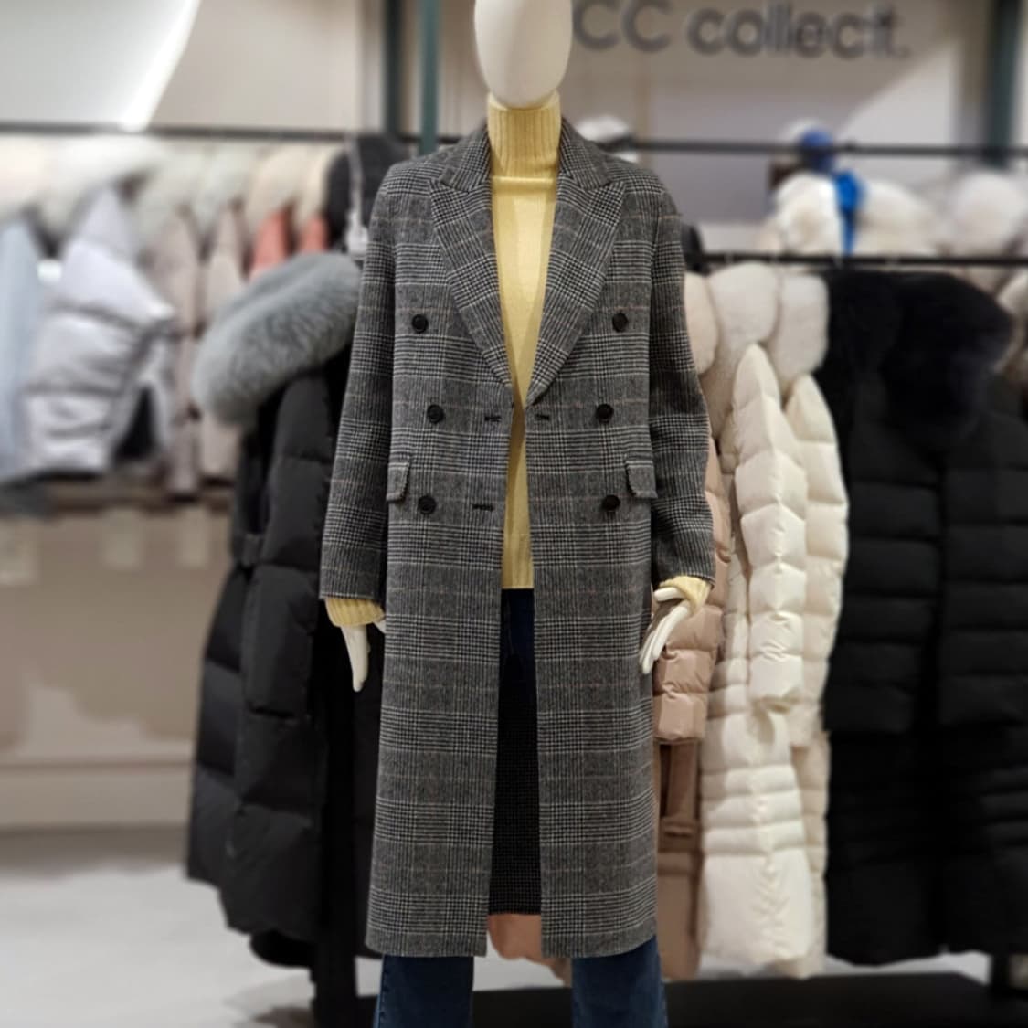 CC콜렉트(cc collect) 체크코트 55 상품이미지2