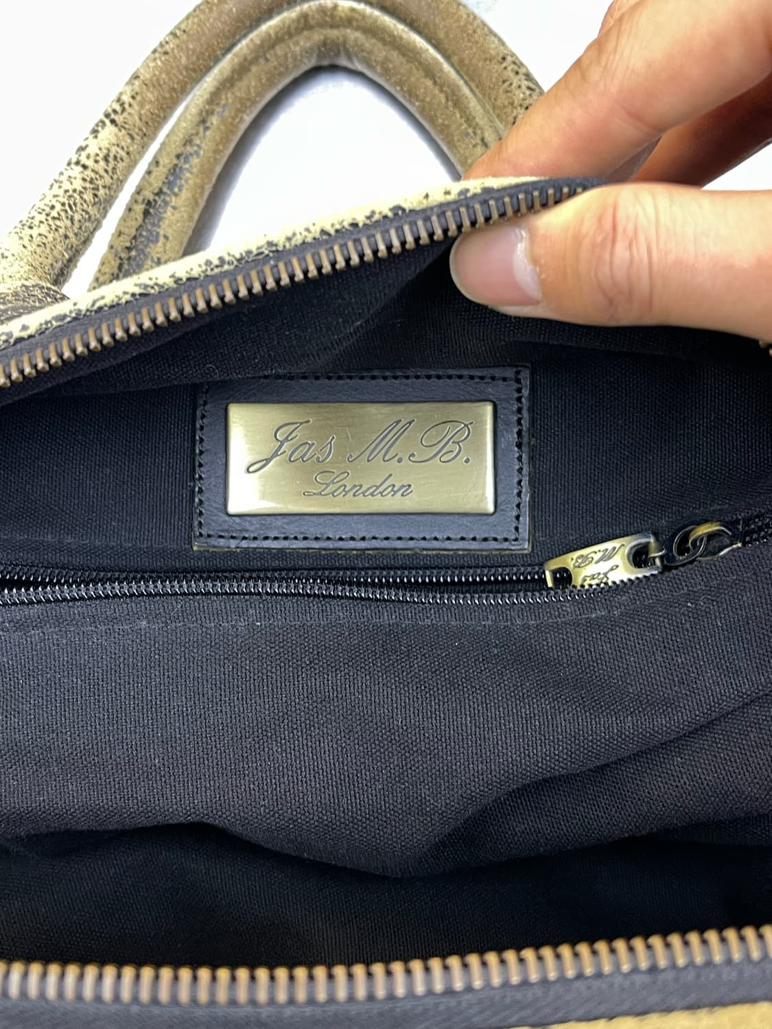 Jas M.B 런던 투웨이 크랙 레더 백 상품이미지7